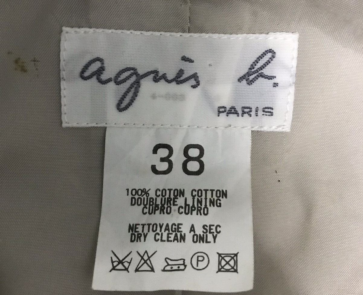 Japanese Brand × Vintage × agnes b. VINTAGE JAPANESE BRAND AGAIN B. PARIS JACKET COAT Size US M / EU 48-50 / 2 - 9 Thumbnail