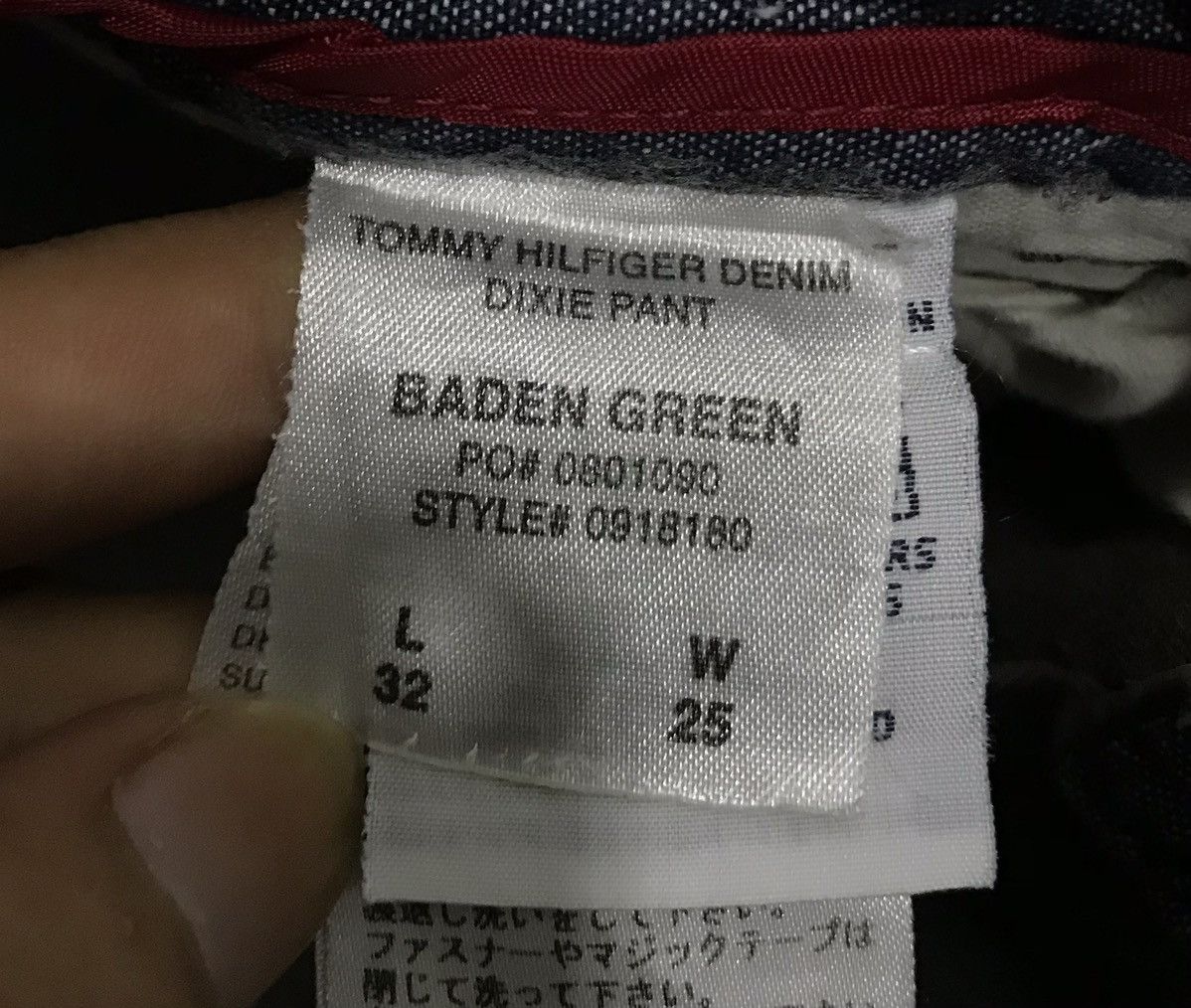 Tommy Hilfiger TOMMY HILFIGER DENIM DIXIE PANT Size US 30 / EU 46 - 16 Thumbnail