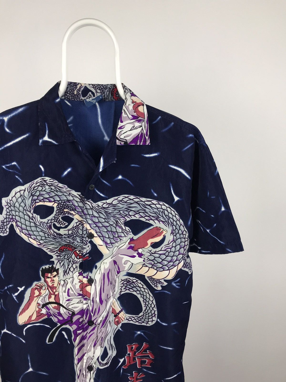 Anime Vintage Short Sleeve Shirt Anime Fighter Karate Thakwondoo Size US L / EU 52-54 / 3 - 2 Thumbnail
