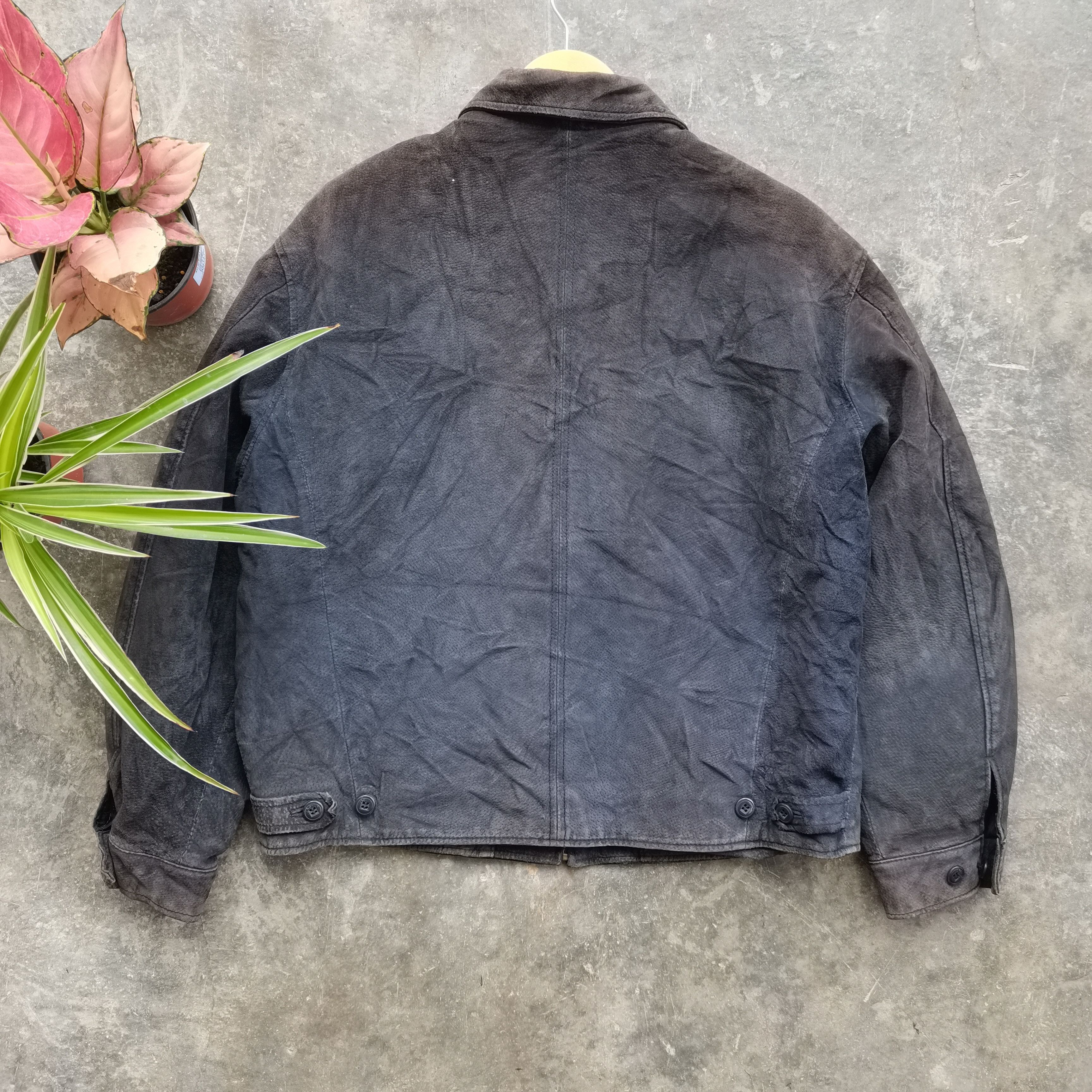 Vintage Send Offer🔥Vintage 90s SEAHOP Korean Style Leather Jacket Size US L / EU 52-54 / 3 - 5 Thumbnail