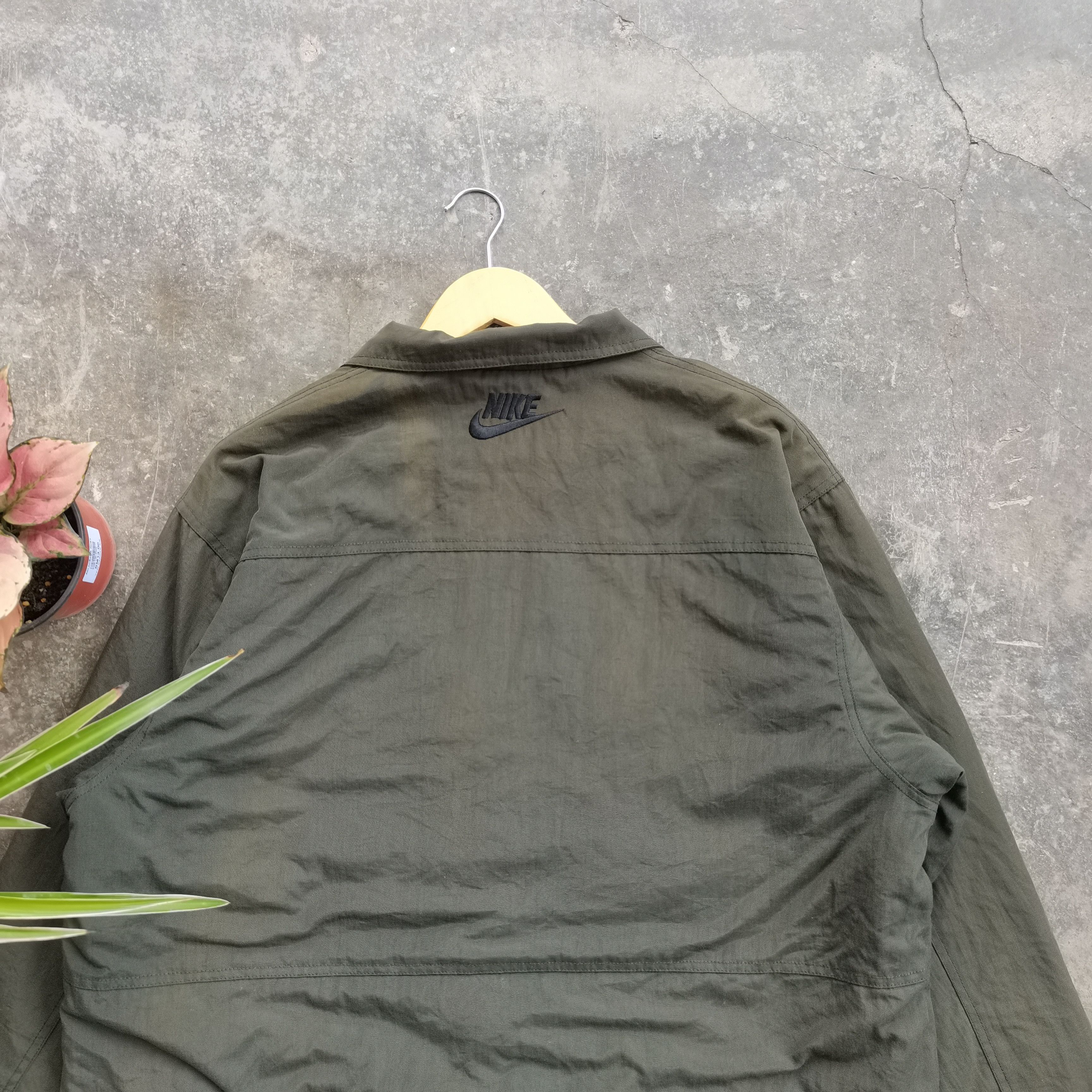Nike Vintage 90s NIKE Military Style Parka Jacket Size US L / EU 52-54 / 3 - 8 Thumbnail