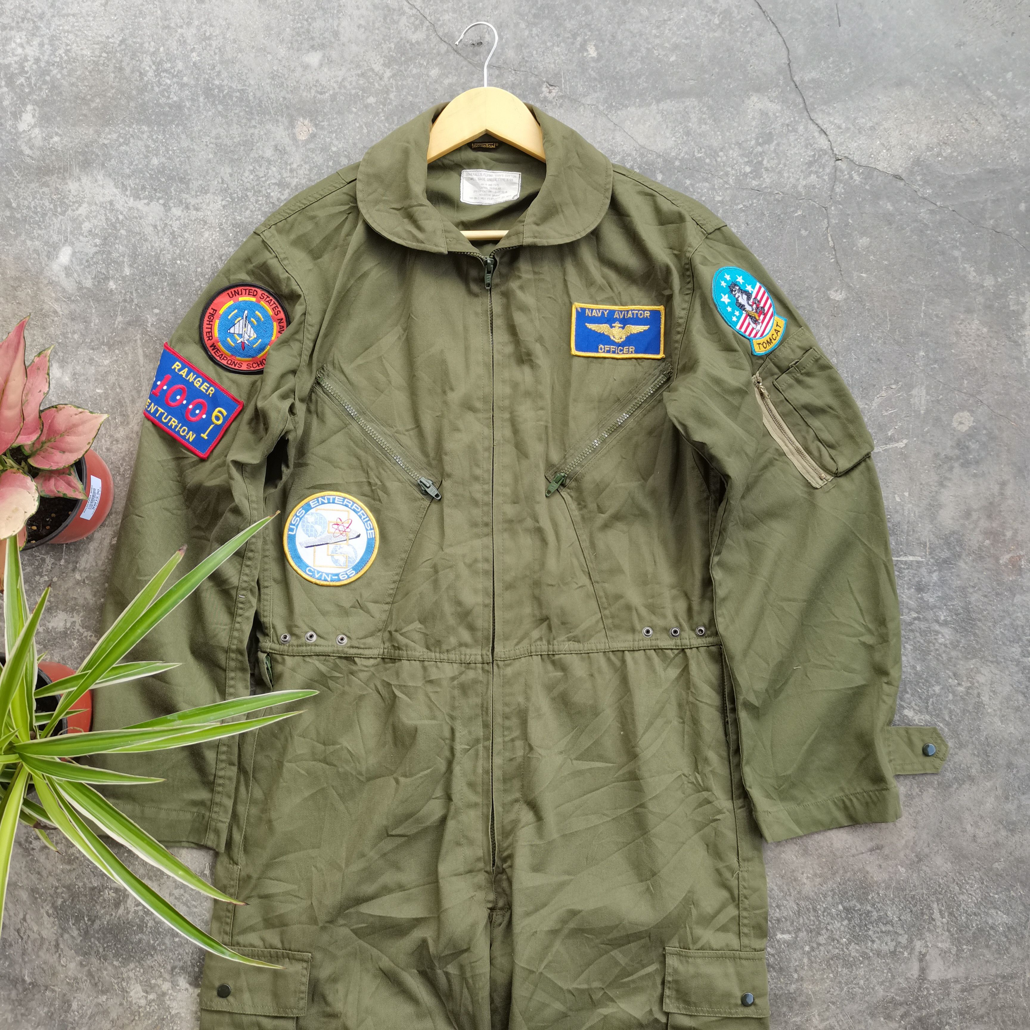Vintage 🔥🔥Truely Vintage 1977 Coverall military US NAVY size L Size US 38 / EU 54 - 4 Thumbnail