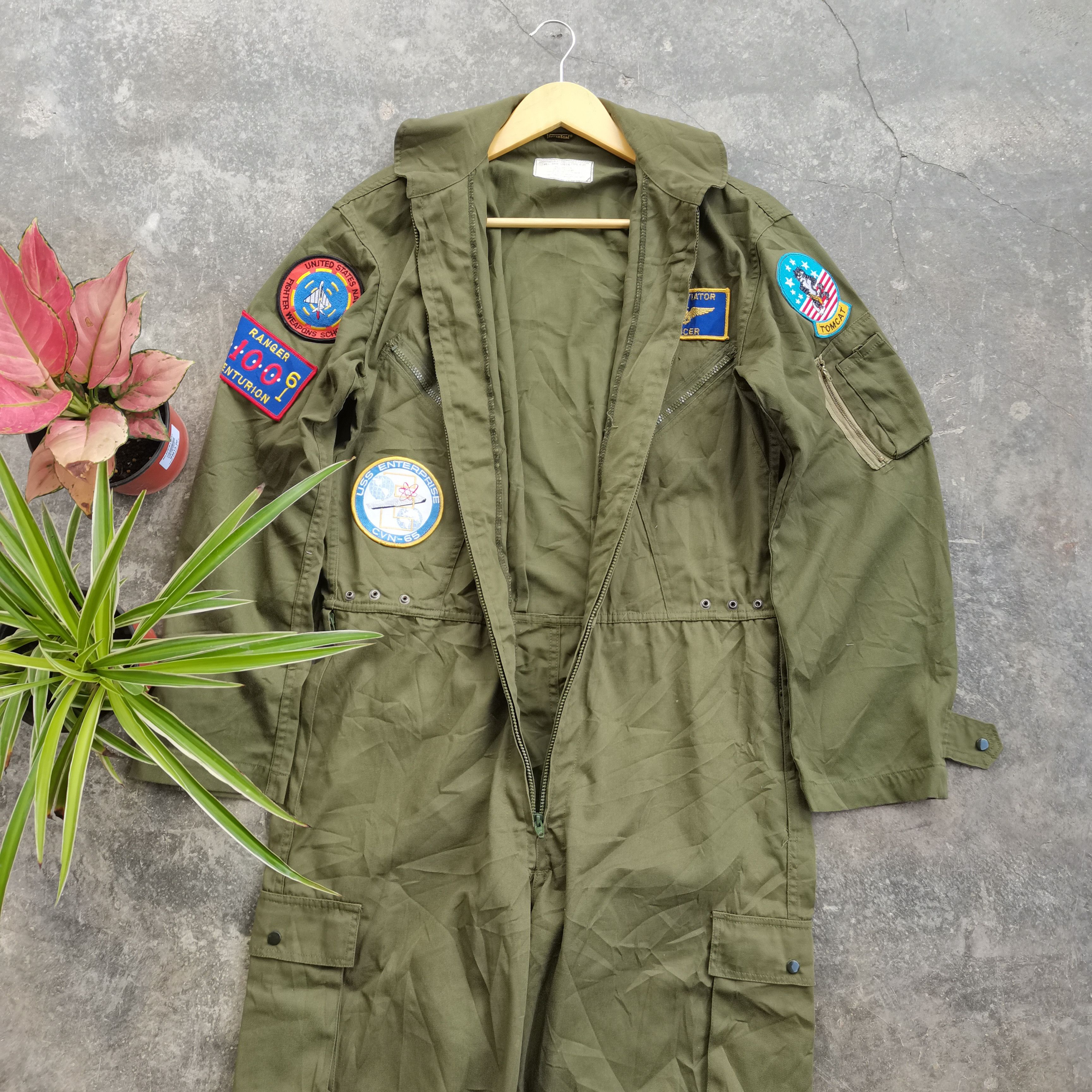 Vintage 🔥🔥Truely Vintage 1977 Coverall military US NAVY size L Size US 38 / EU 54 - 5 Thumbnail