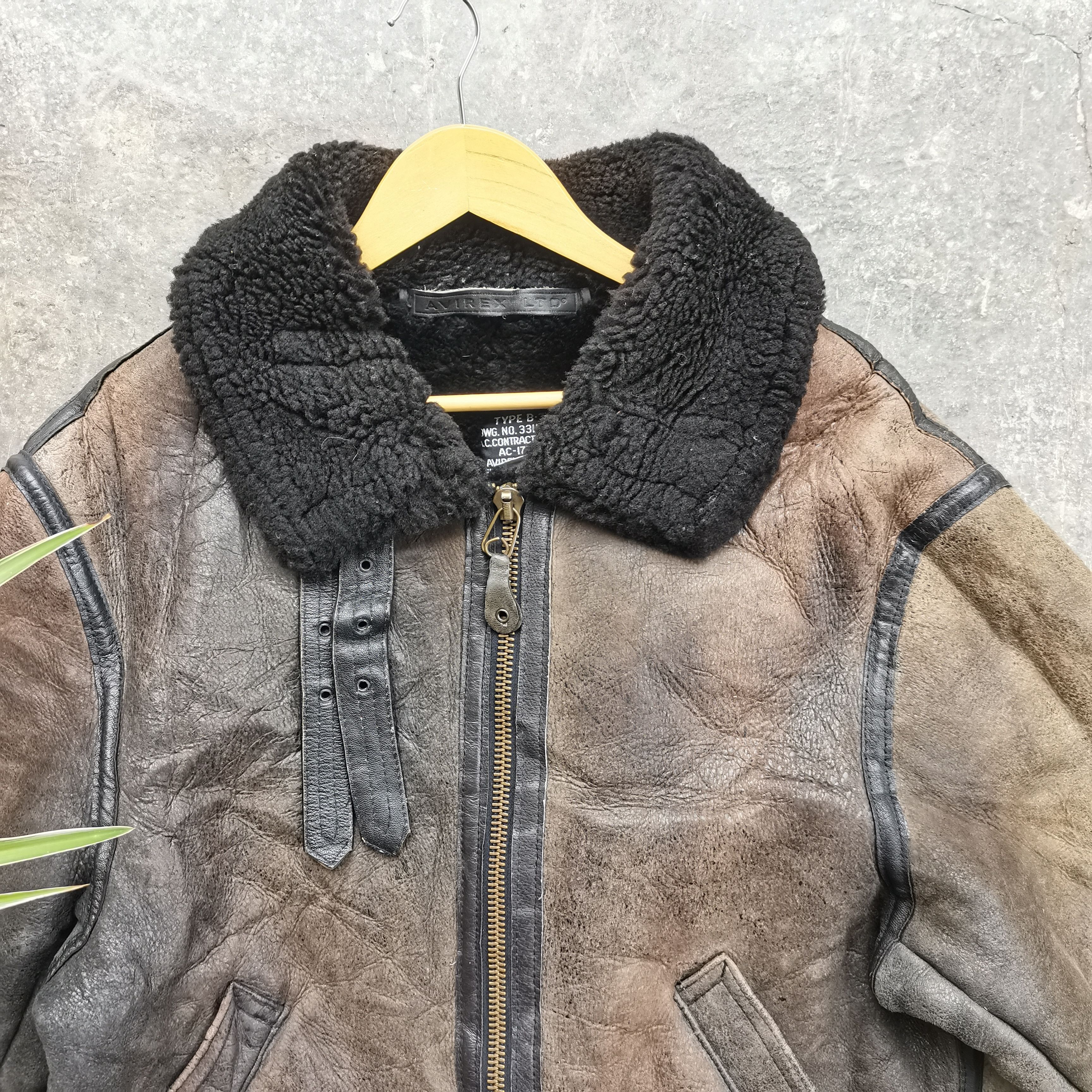 Avirex Vtg🔥1986 AVIREX LTD LEATHER TYPE B3 U.S.A.F FLIGHT JACKET Size US XL / EU 56 / 4 - 3 Thumbnail