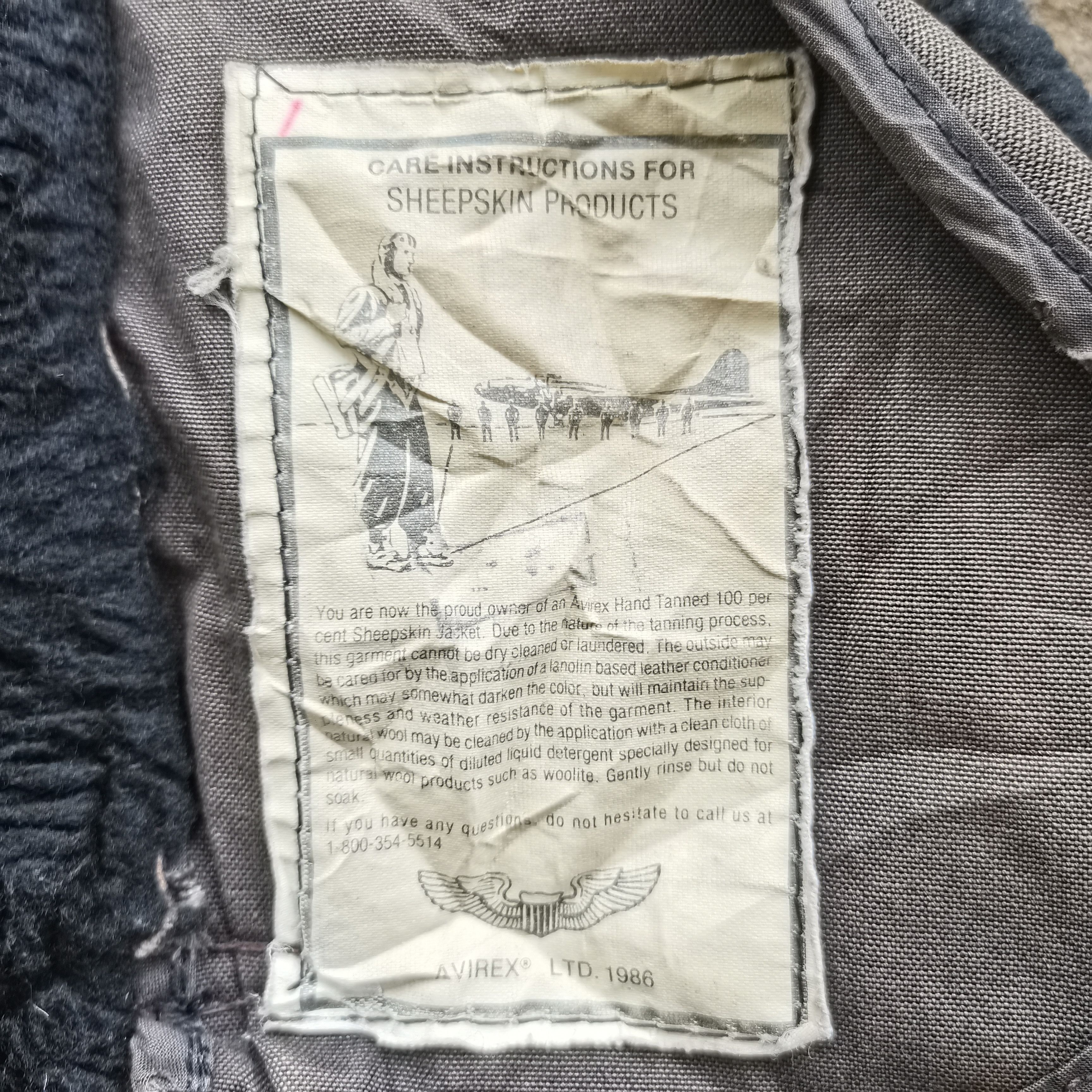 Avirex Vtg🔥1986 AVIREX LTD LEATHER TYPE B3 U.S.A.F FLIGHT JACKET Size US XL / EU 56 / 4 - 10 Thumbnail