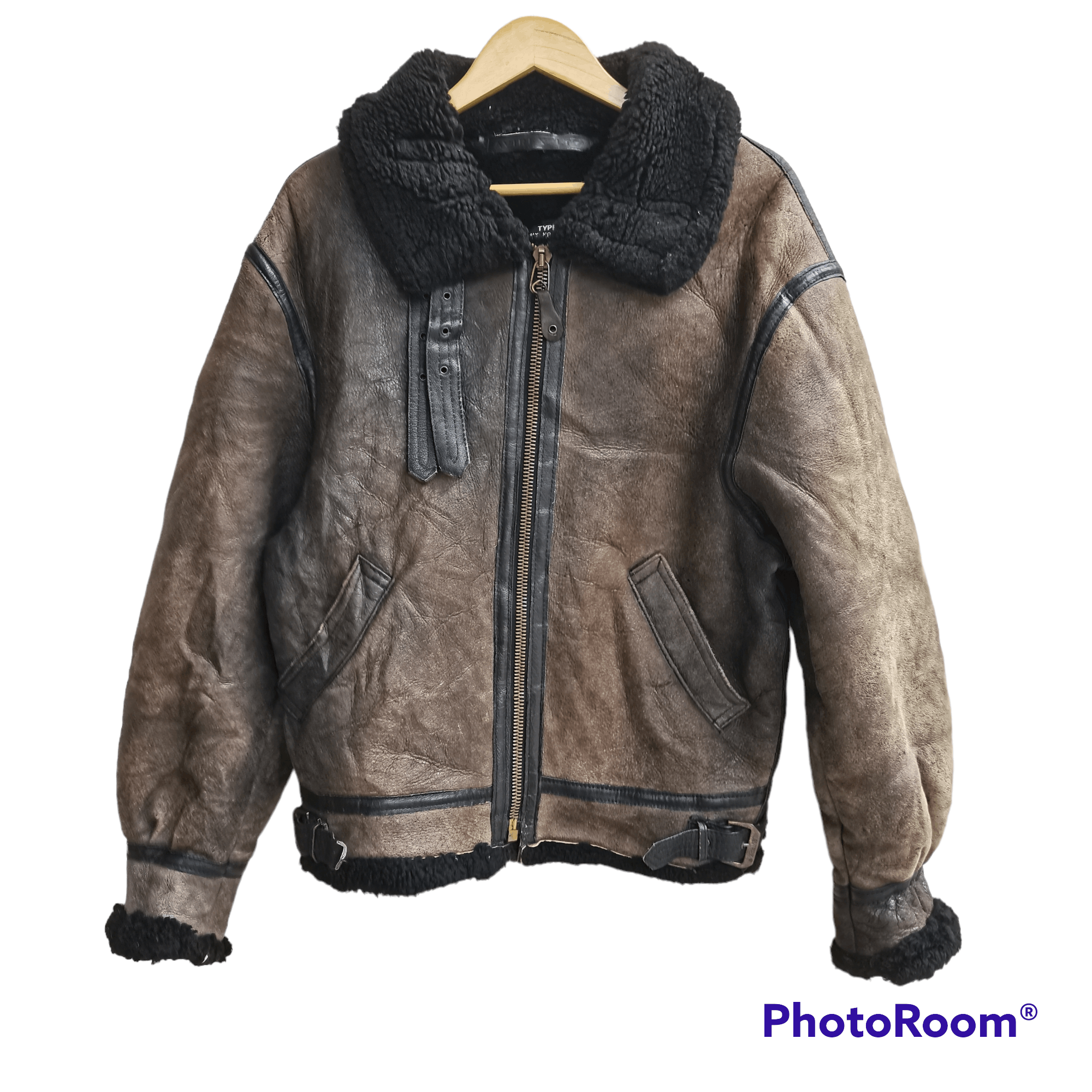 Avirex Vtg 80s AVIREX LIMITED LEATHER TYPE B3 U.S.A.F FLIGHT JACKET Size US XL / EU 56 / 4 - 1 Thumbnail