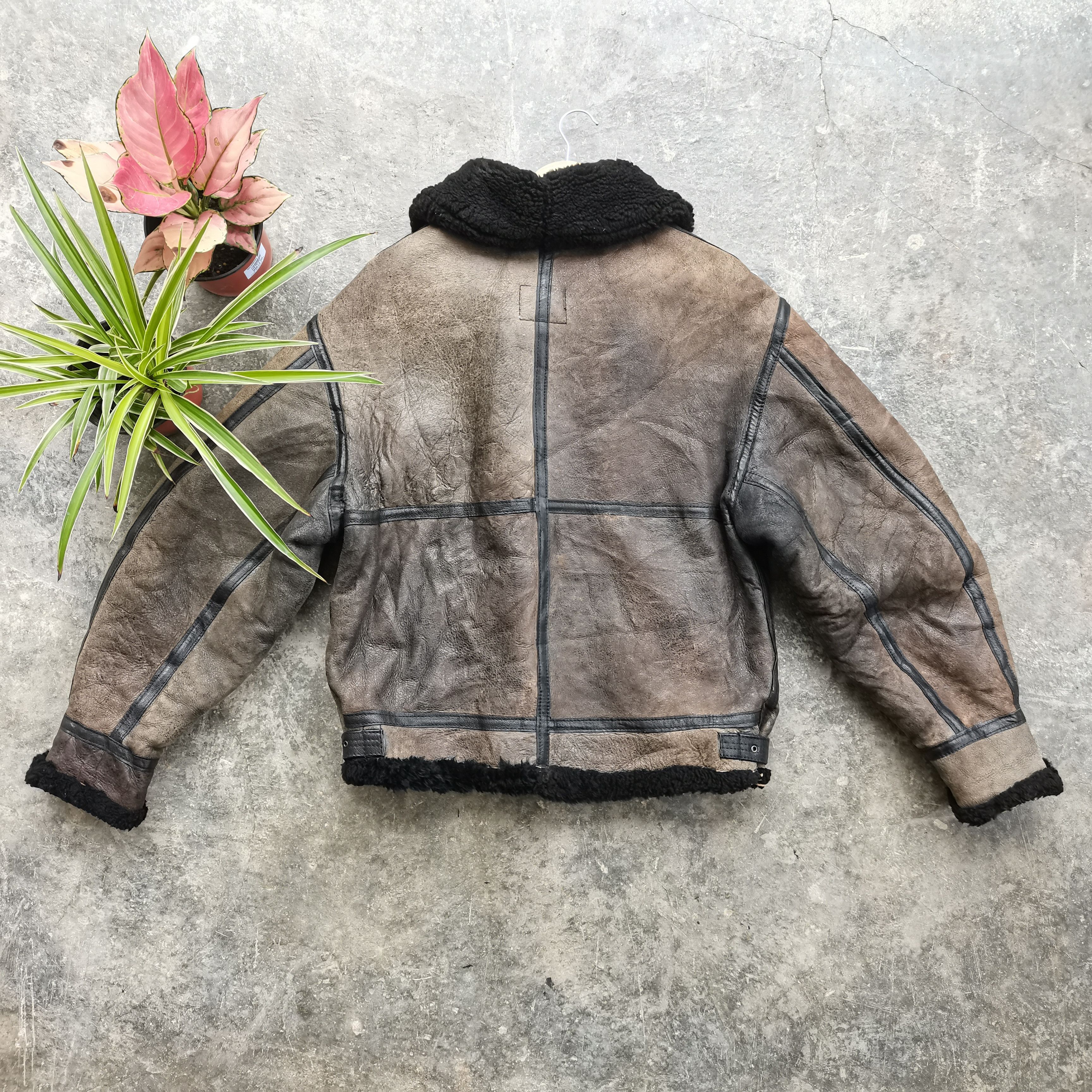 Avirex Vtg🔥1986 AVIREX LTD LEATHER TYPE B3 U.S.A.F FLIGHT JACKET Size US XL / EU 56 / 4 - 5 Thumbnail