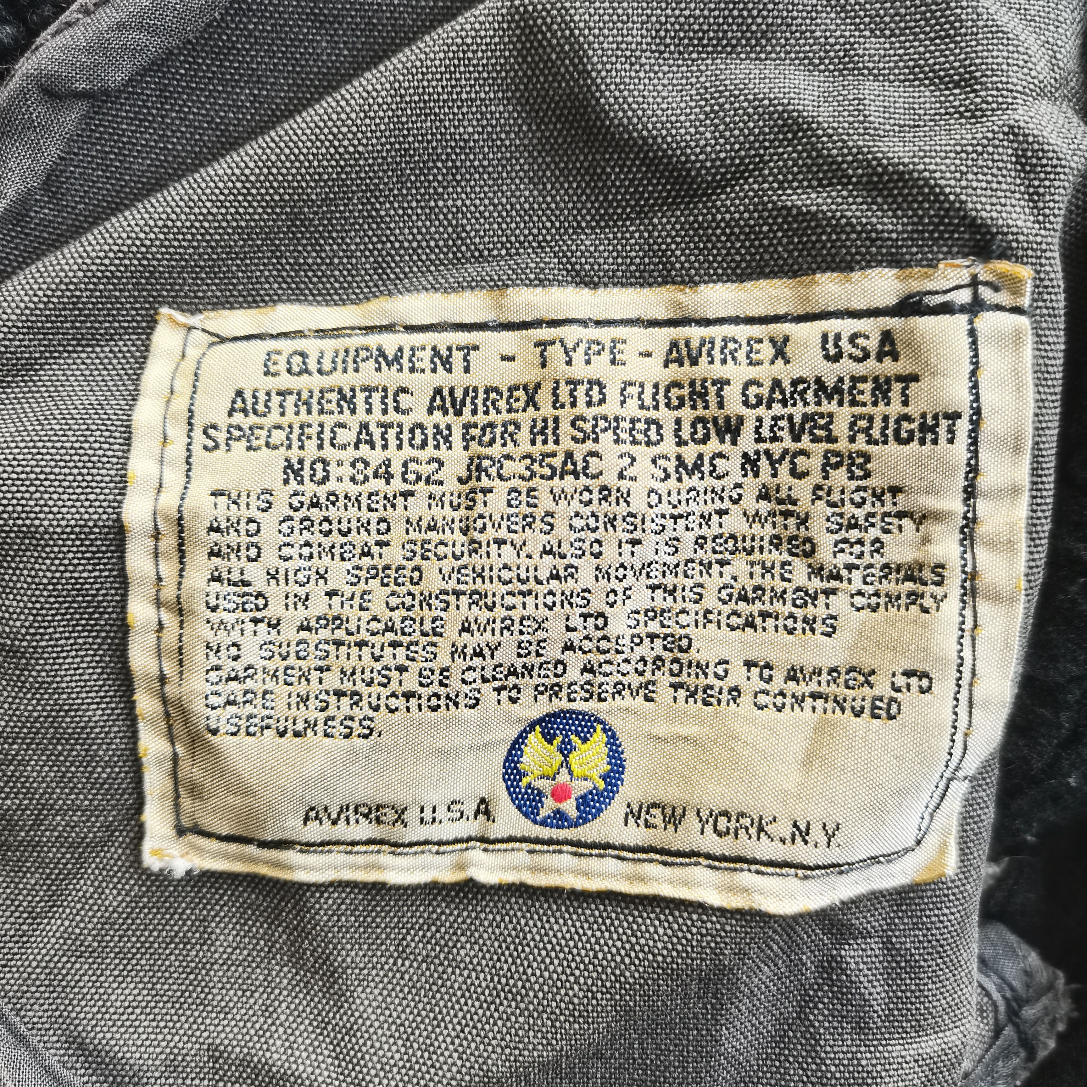 Avirex Vtg🔥1986 AVIREX LTD LEATHER TYPE B3 U.S.A.F FLIGHT JACKET Size US XL / EU 56 / 4 - 11 Thumbnail