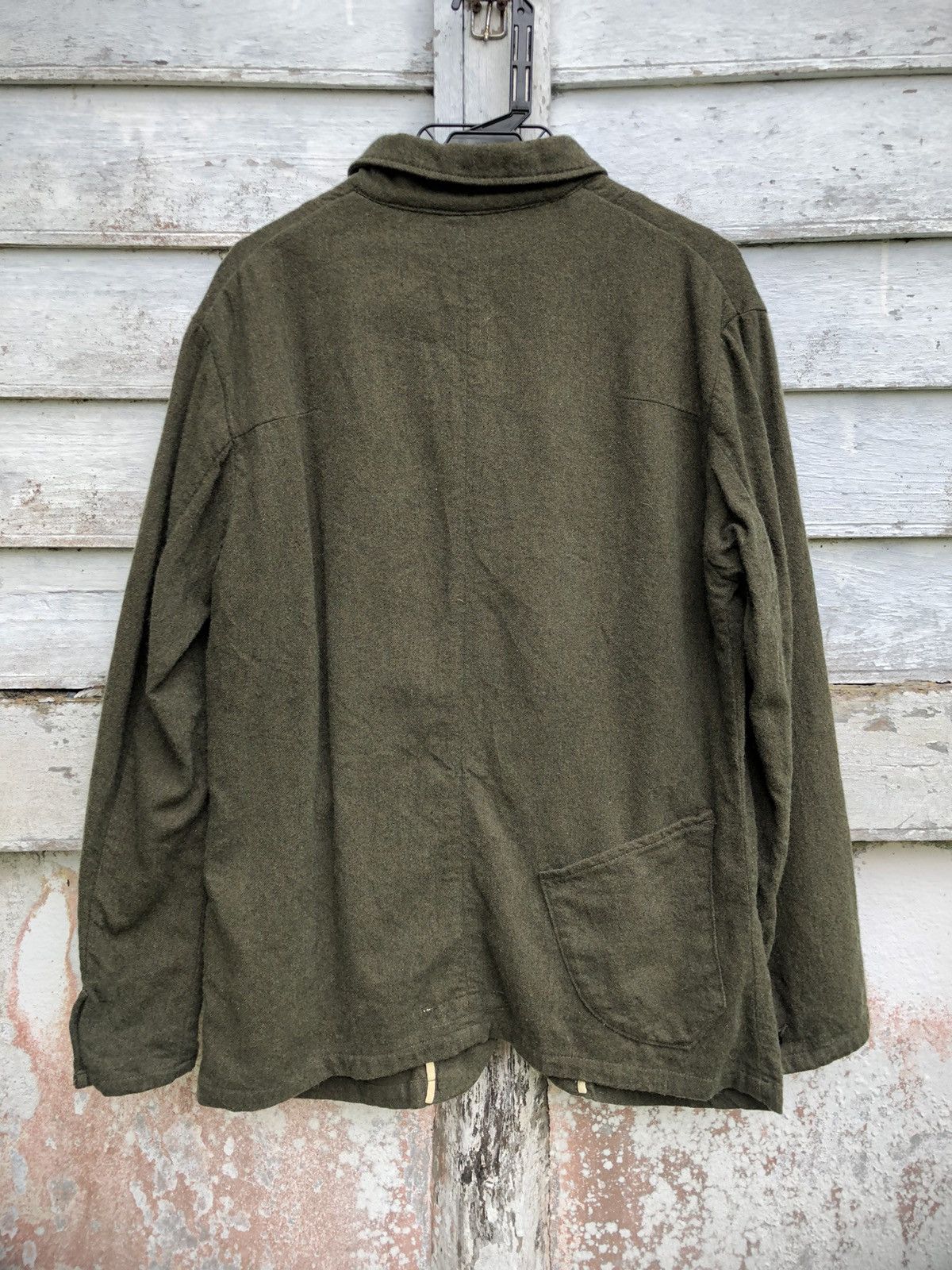 Hiroshi Kato × Japanese Brand × KATO Kato Tool Project Green Olive Lite Wool Jacket Size US L / EU 52-54 / 3 - 4 Thumbnail