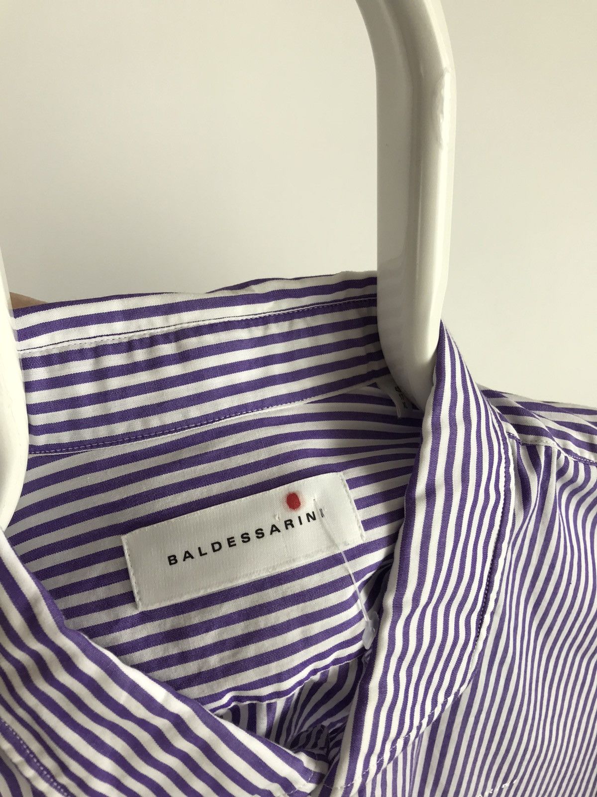 Baldessarini × Vintage Baldessarini Stripped Long Sleeve Purple Shirt Size US XL / EU 56 / 4 - 3 Thumbnail