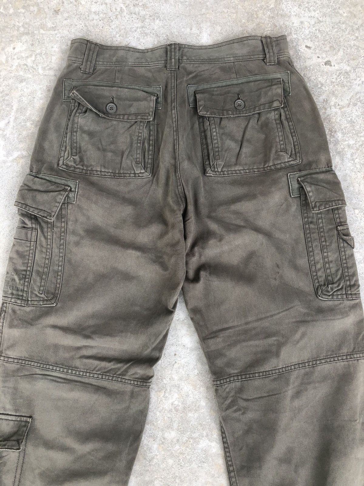 UNIONBAY japanese unionbay cargo pants tactical multipocket green Size US 33 - 4 Thumbnail