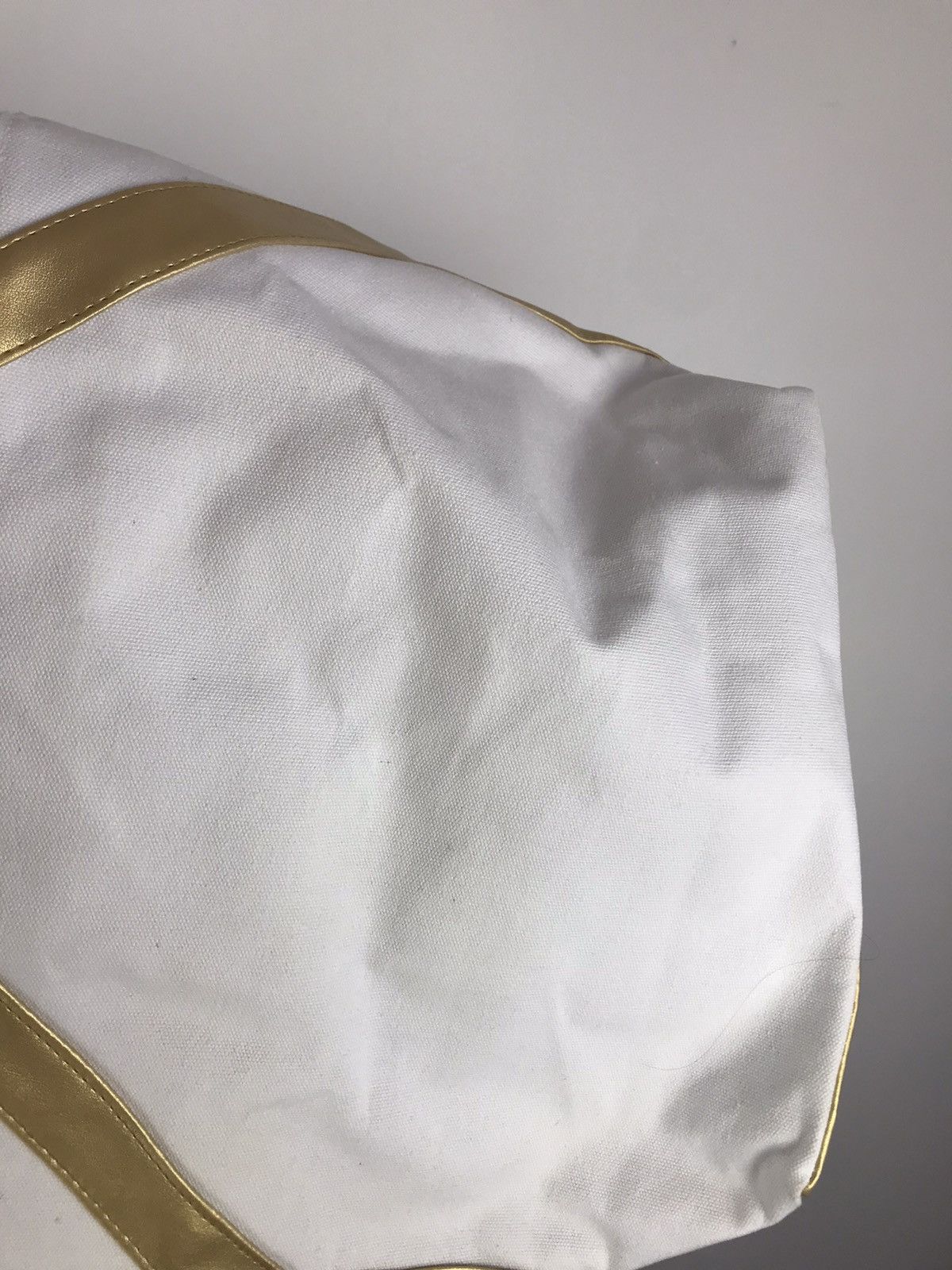 Vintage × Yves Saint Laurent Vintage Yves Saint Laurent Parfums Big Logo Canvas Tote Bag Size ONE SIZE - 5 Thumbnail