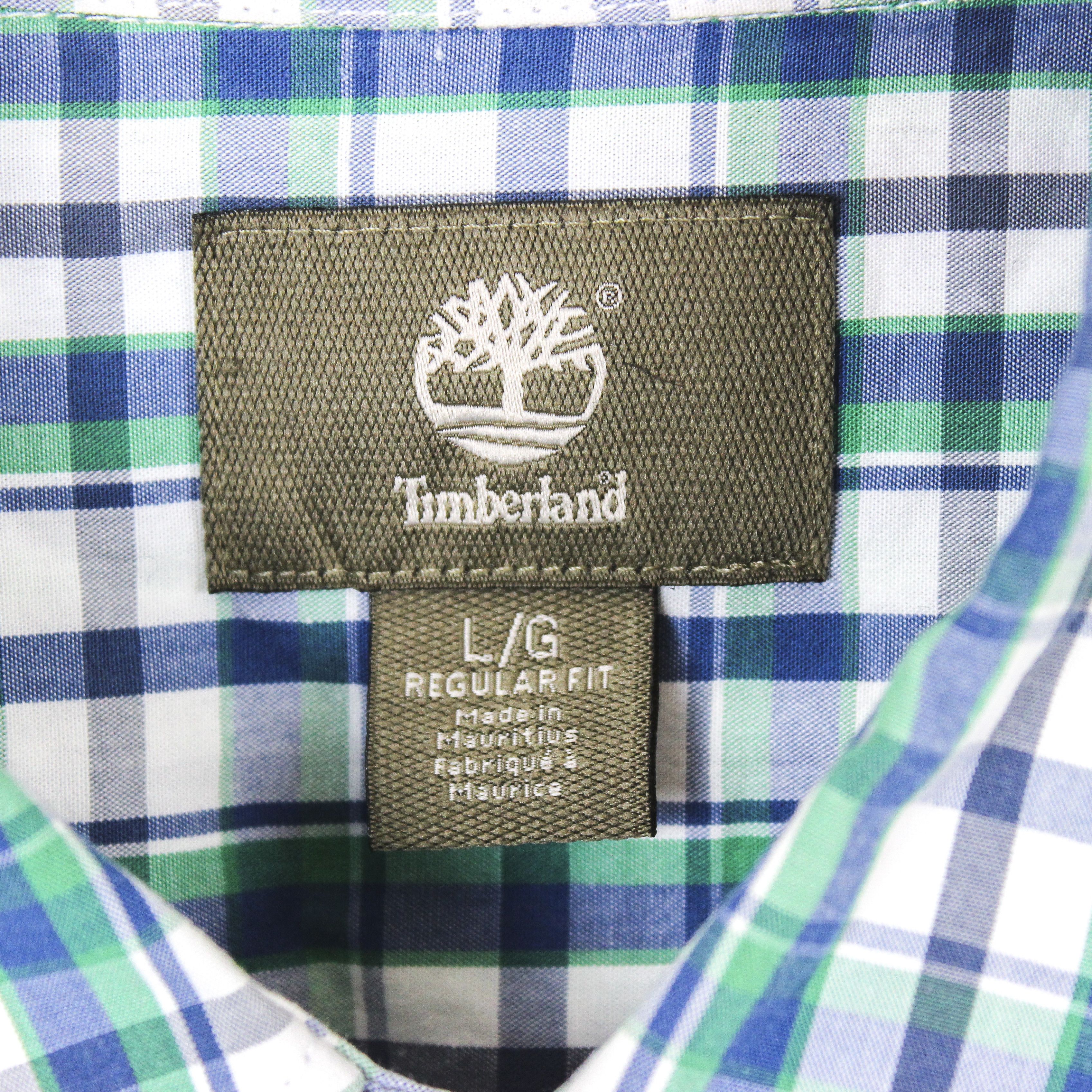 Timberland Regular Fit Shirt Plaid Check Tartan Short Sleeved Multi Top Size US L / EU 52-54 / 3 - 5 Thumbnail