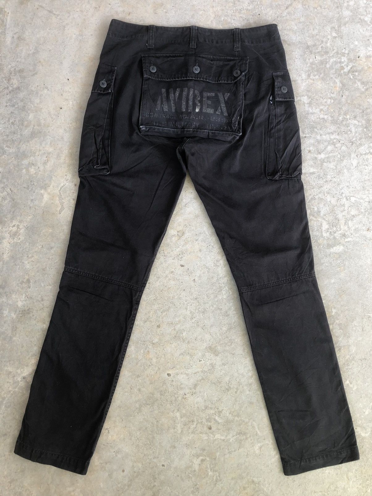 image of Avirex Monkey Pants Flying Aircrew in Black, Men's (Size 33)