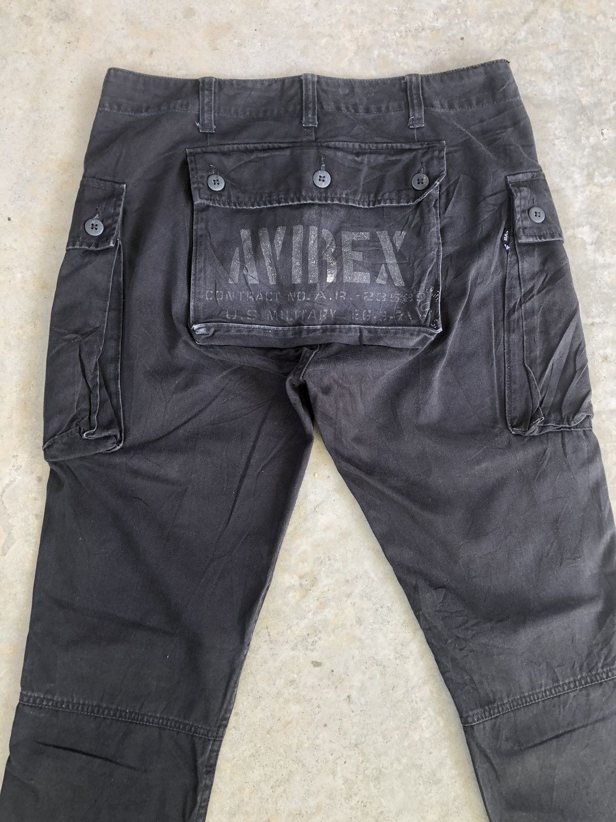 Seditionaries Rare Military Avirex Monkey Pants Flying Aircrew Size US 33 - 9 Thumbnail