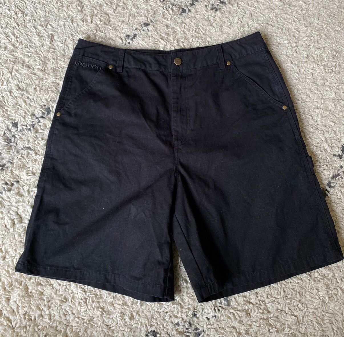 GX1000 Gx1000 Carpenter shorts black | Grailed