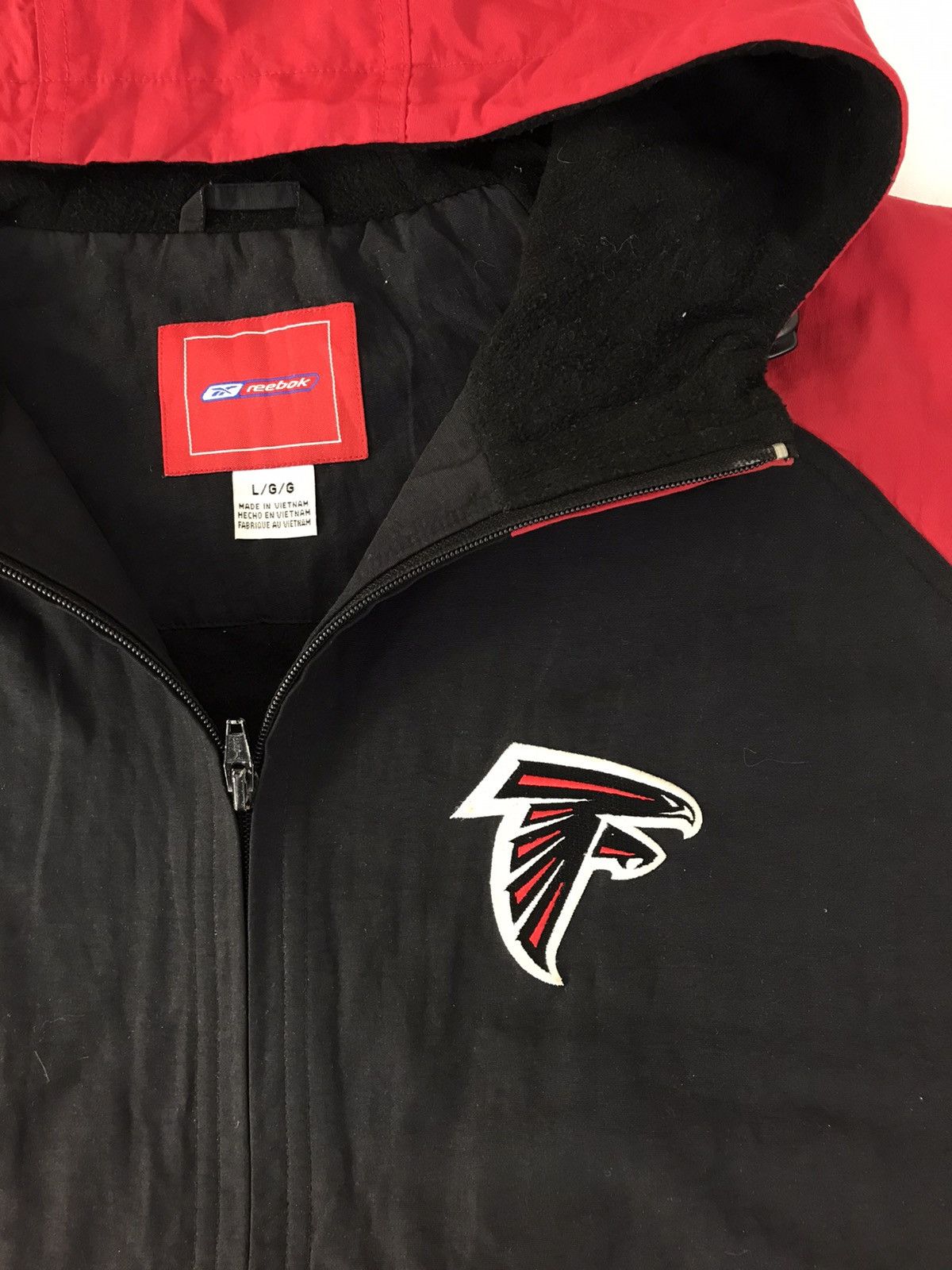 NHL × Reebok Reebok NFL Falcons Hoodies Jacket Zipper Multi Pocket R064j Size US XXL / EU 58 / 5 - 3 Thumbnail