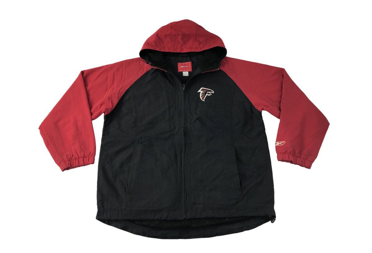 NHL × Reebok Reebok NFL Falcons Hoodies Jacket Zipper Multi Pocket R064j Size US XXL / EU 58 / 5 - 2 Thumbnail