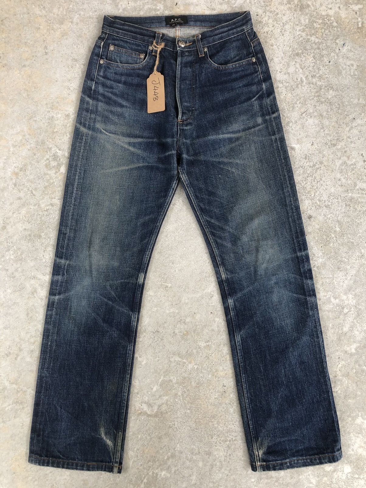 A.P.C. A.P.C Selvedge Distressed Jeans Made in japan Size US 28 / EU 44 - 1 Thumbnail
