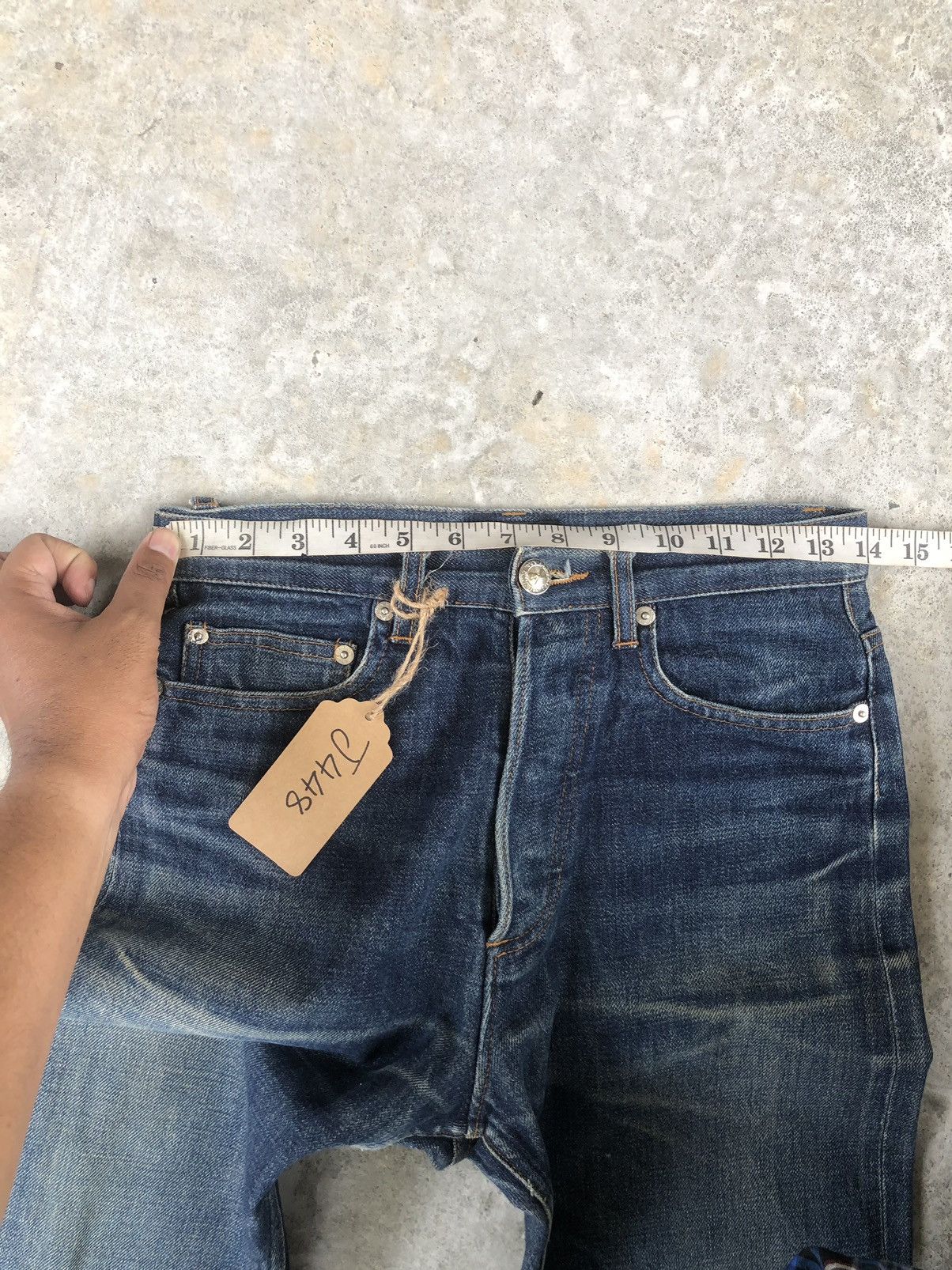 A.P.C. A.P.C Selvedge Distressed Jeans Made in japan Size US 28 / EU 44 - 14 Thumbnail