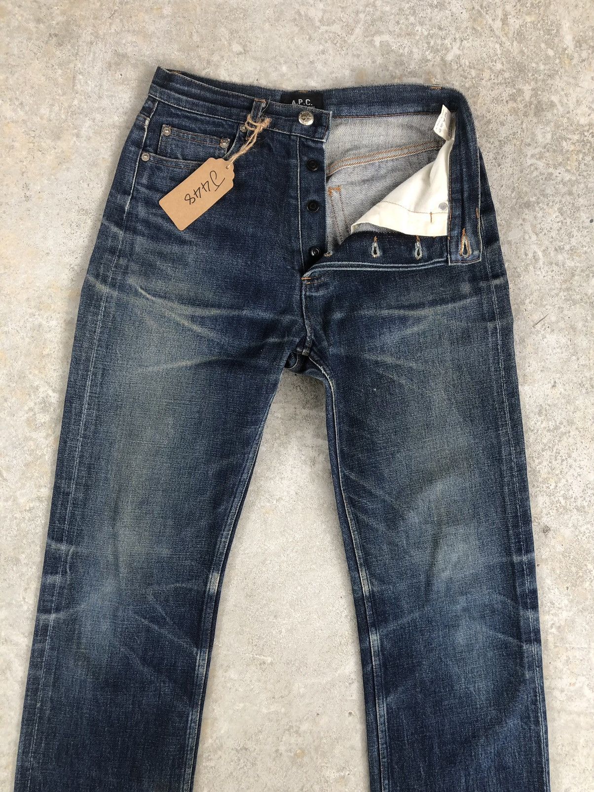 A.P.C. A.P.C Selvedge Distressed Jeans Made in japan Size US 28 / EU 44 - 3 Thumbnail