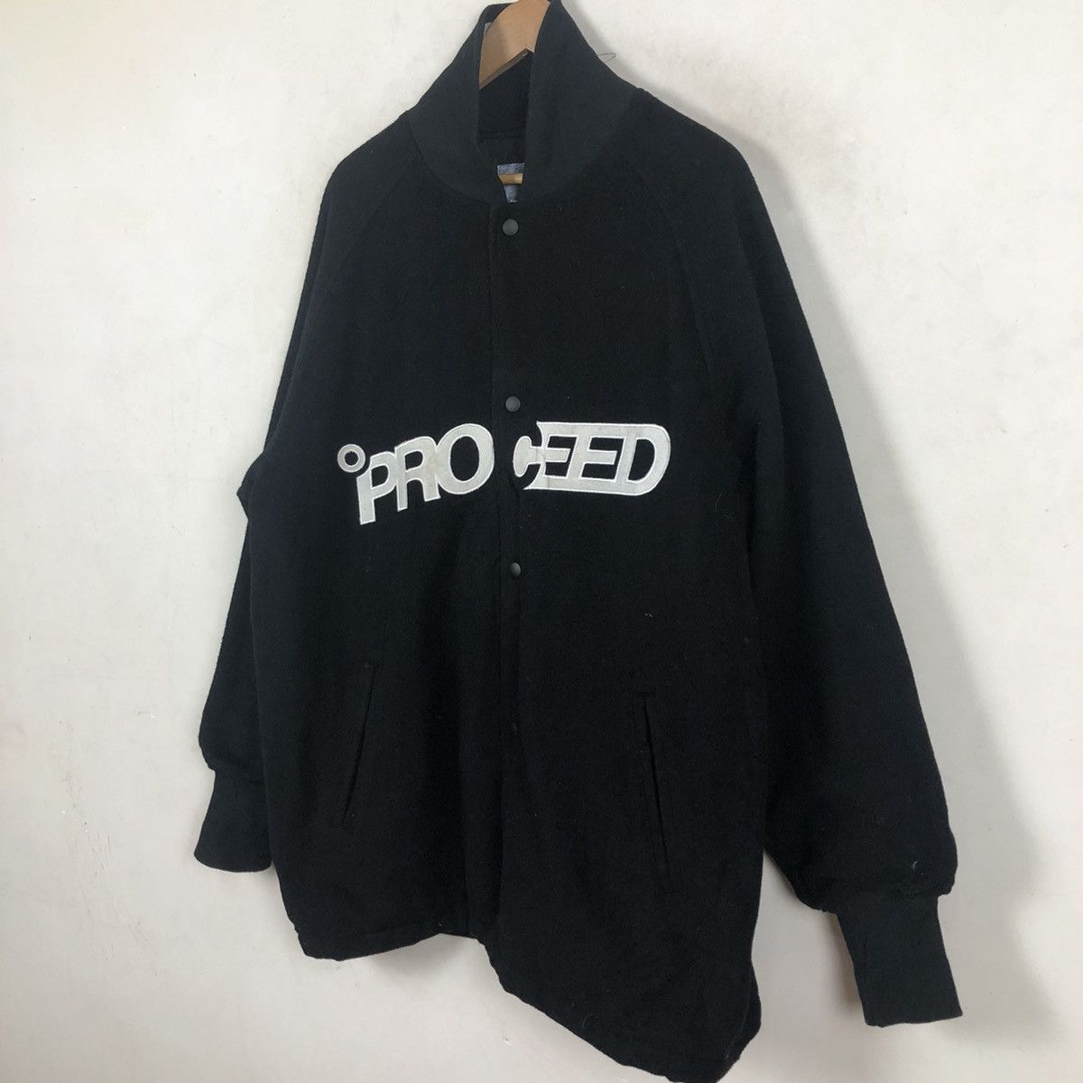 Japanese Brand PROEED VARSITY JACKET BIG LOGO EMBROIDERY Size US XL / EU 56 / 4 - 3 Thumbnail