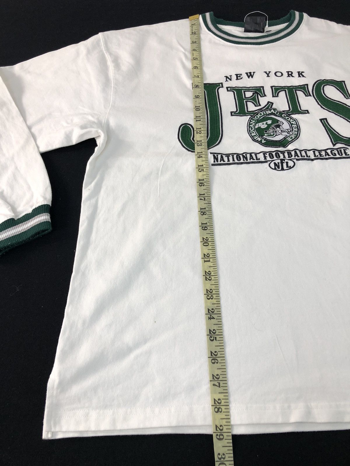 NFL NFL Team Apparel New York Jets Spell Out Embroidery Logo Size US XL / EU 56 / 4 - 9 Thumbnail