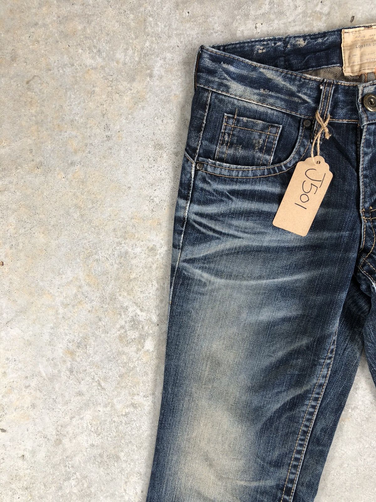 Japanese Brand Rare Yoshitomo Nara Lolita Skull Distressed Jeans Size US 30 / EU 46 - 7 Thumbnail