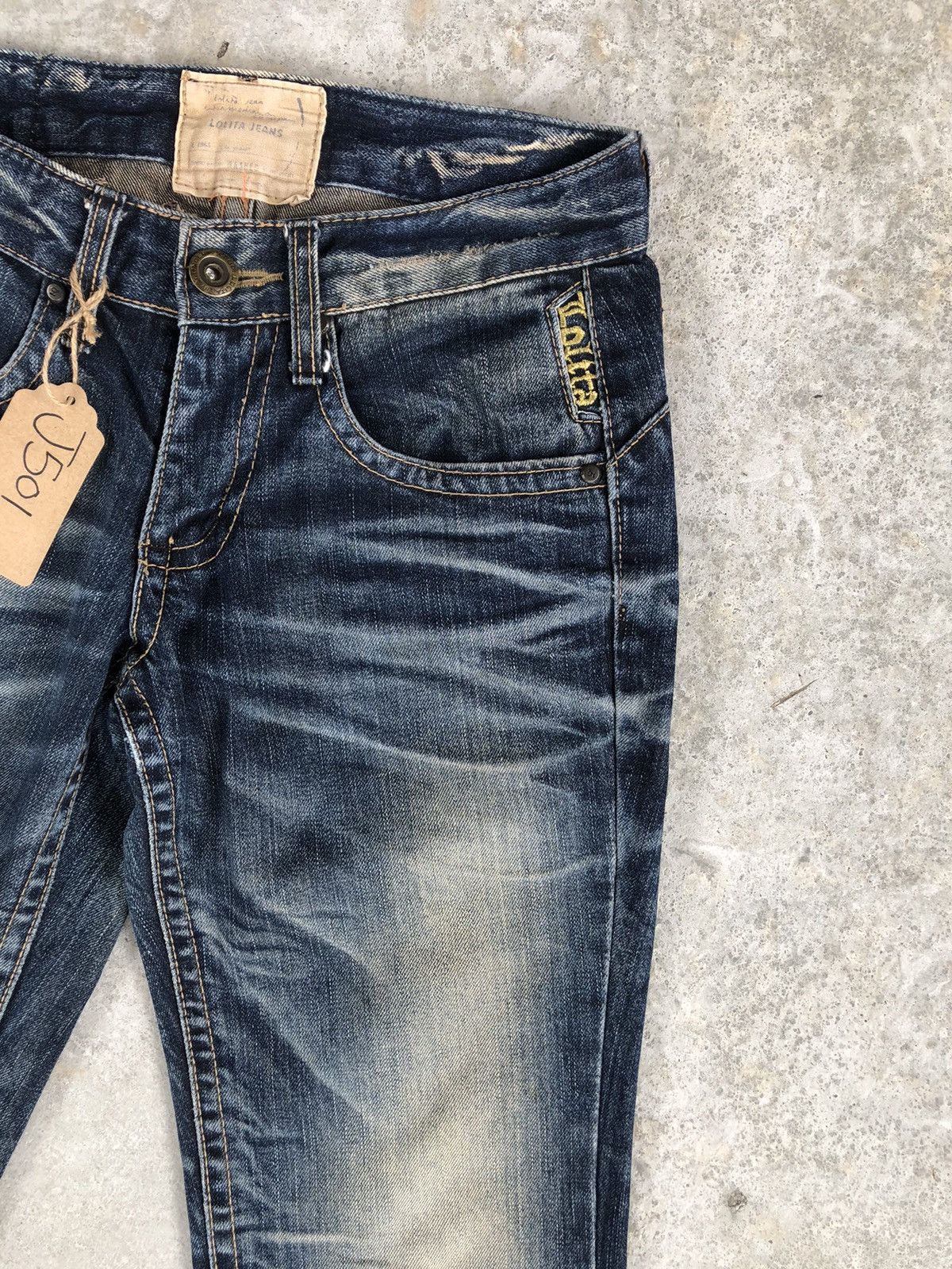 Japanese Brand Rare Yoshitomo Nara Lolita Skull Distressed Jeans Size US 30 / EU 46 - 6 Thumbnail