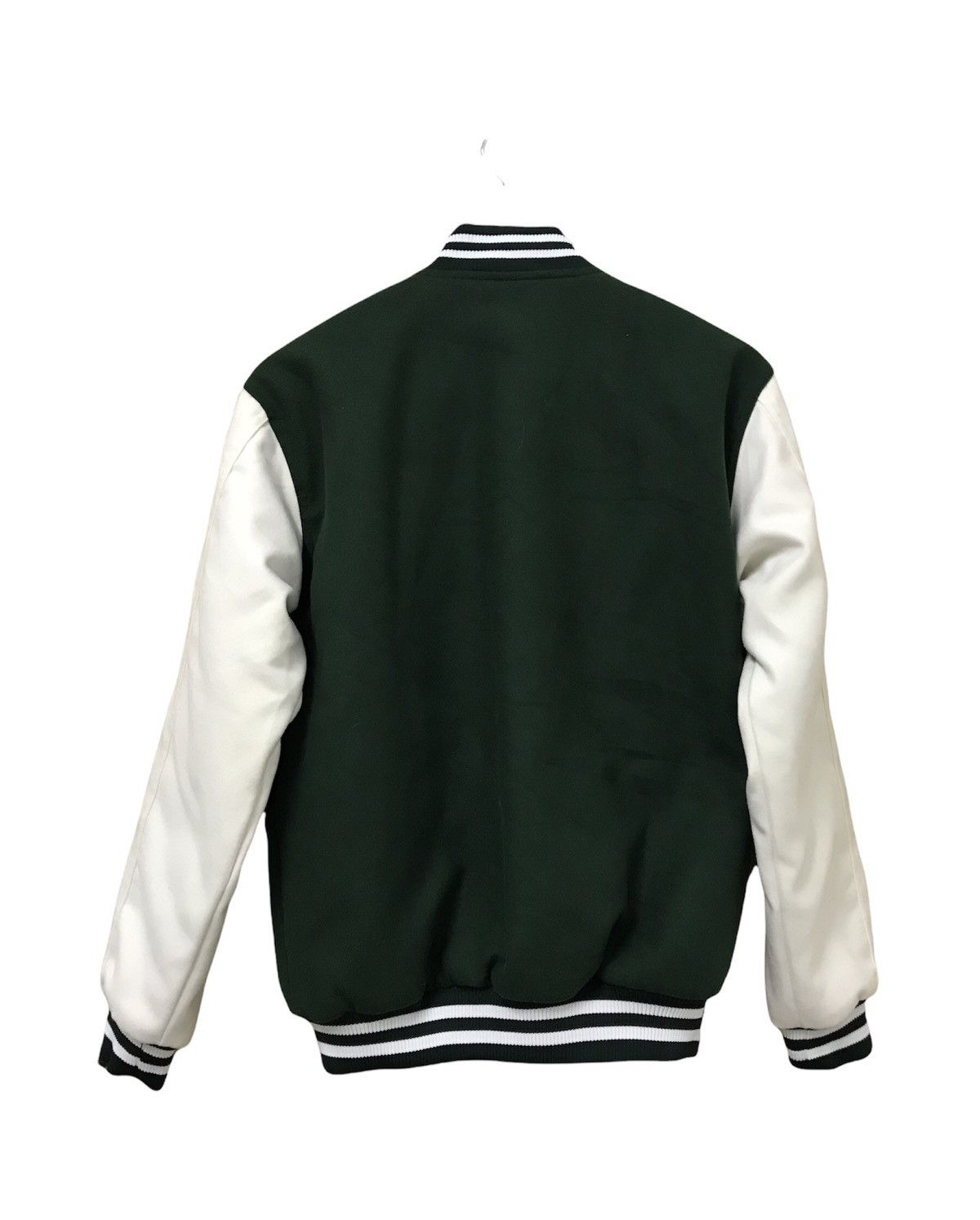 Other Nice❗️Unknown Brand Minimalist Style Wool Varsity Jacket Size US M / EU 48-50 / 2 - 2 Thumbnail