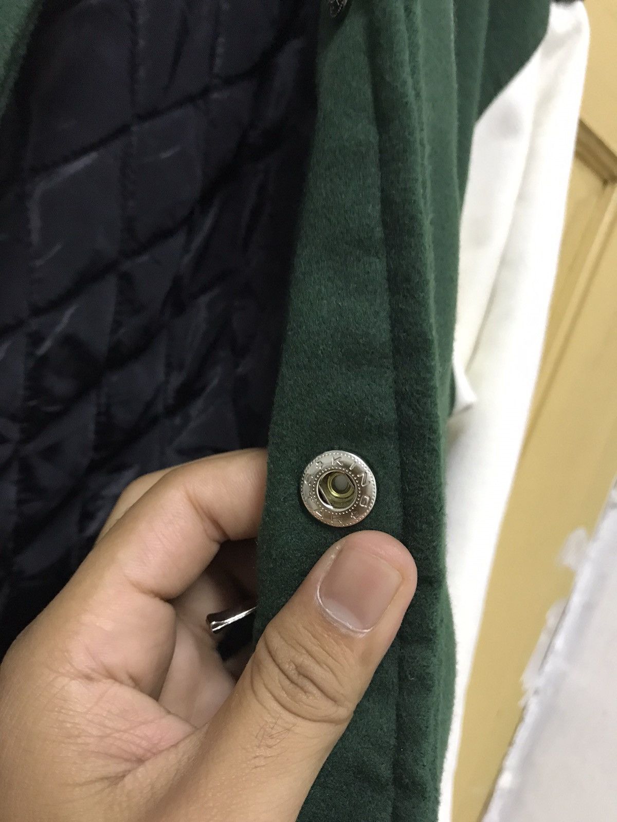 Other Nice❗️Unknown Brand Minimalist Style Wool Varsity Jacket Size US M / EU 48-50 / 2 - 14 Thumbnail