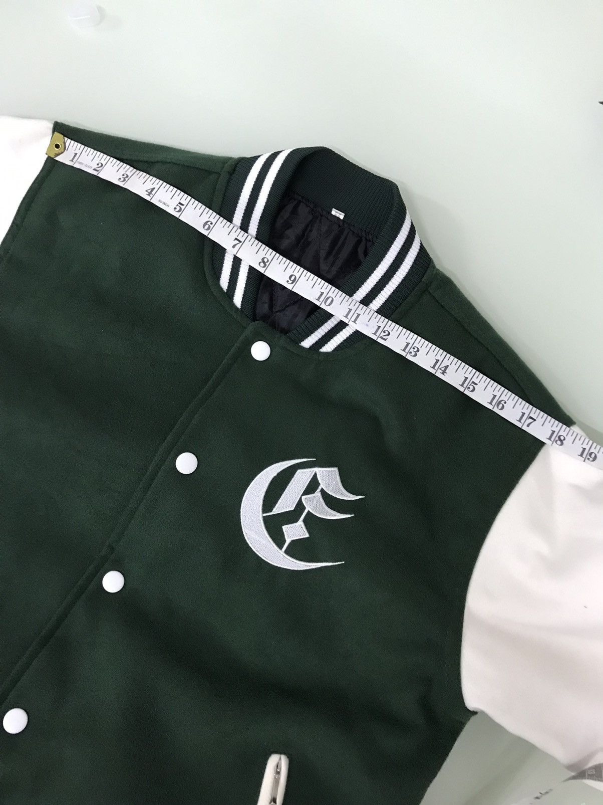 Other Nice❗️Unknown Brand Minimalist Style Wool Varsity Jacket Size US M / EU 48-50 / 2 - 17 Thumbnail
