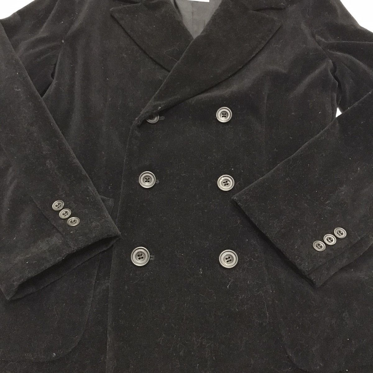 Yohji Yamamoto Workshop velvet double breasted by yohji yamamoto Size US S / EU 44-46 / 1 - 7 Thumbnail