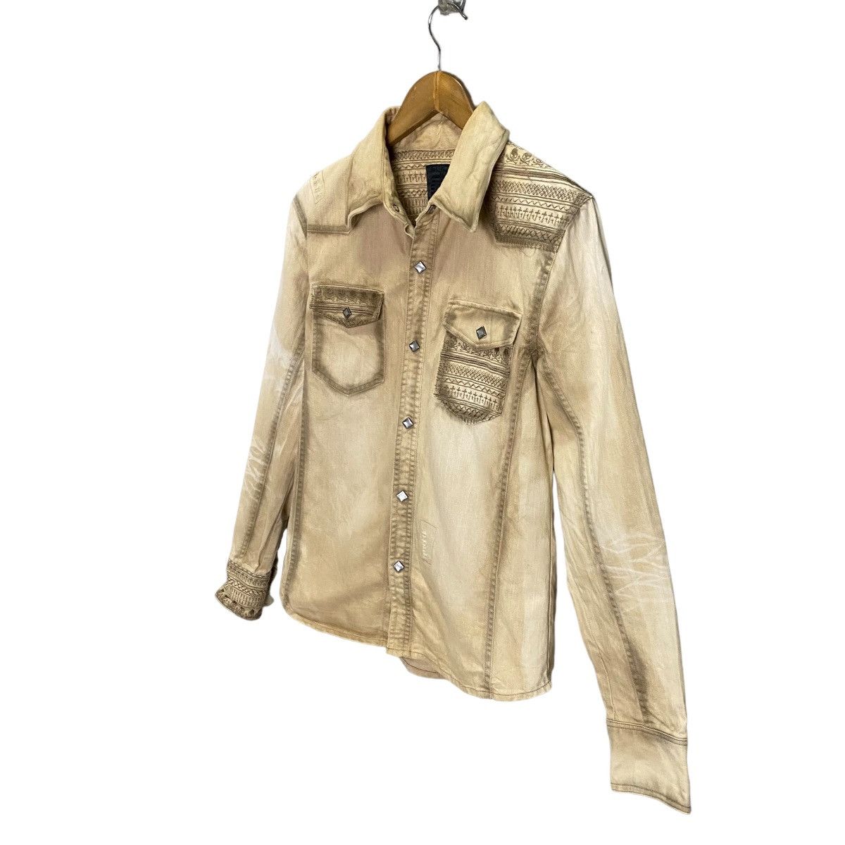 In The Attic × Japanese Brand In the attic acid wash shirt skull embroidery Size US M / EU 48-50 / 2 - 3 Thumbnail