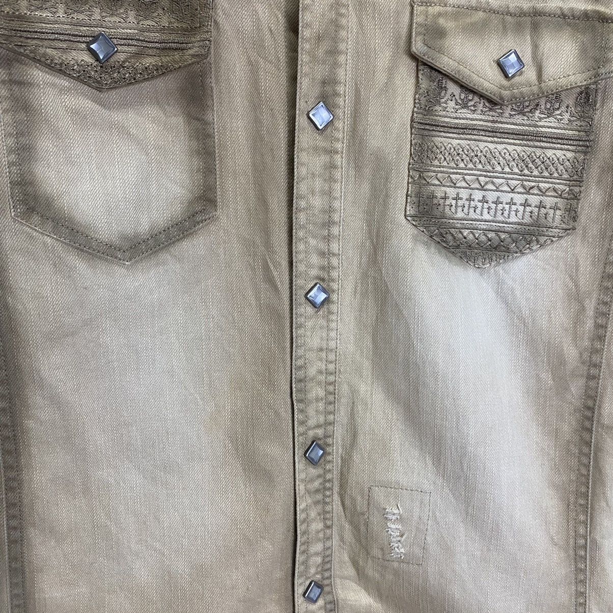 In The Attic × Japanese Brand In the attic acid wash shirt skull embroidery Size US M / EU 48-50 / 2 - 12 Thumbnail