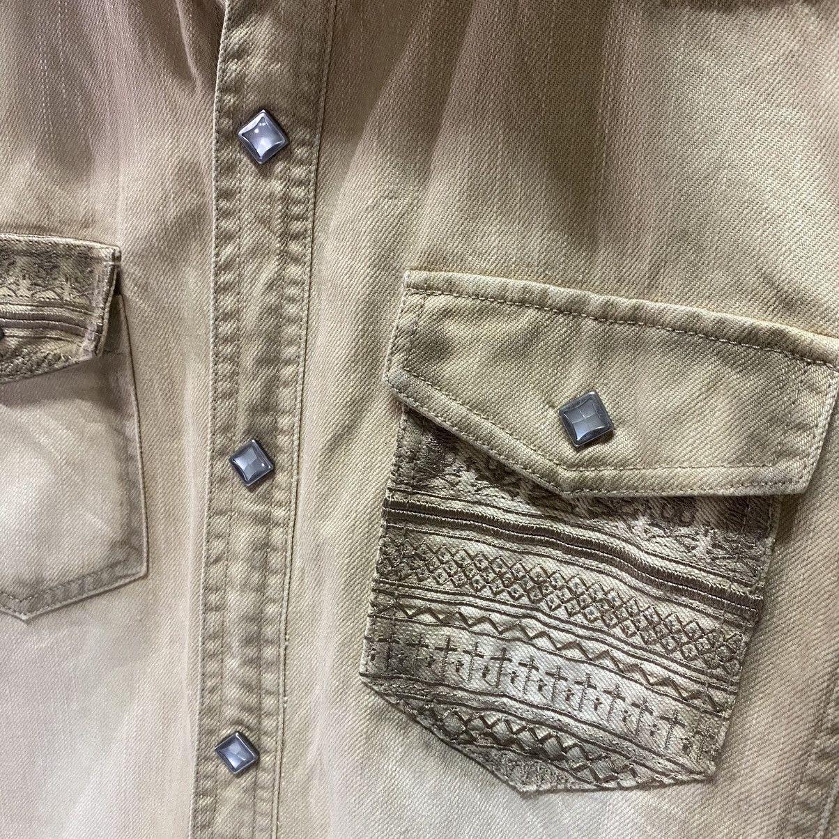 In The Attic × Japanese Brand In the attic acid wash shirt skull embroidery Size US M / EU 48-50 / 2 - 16 Thumbnail
