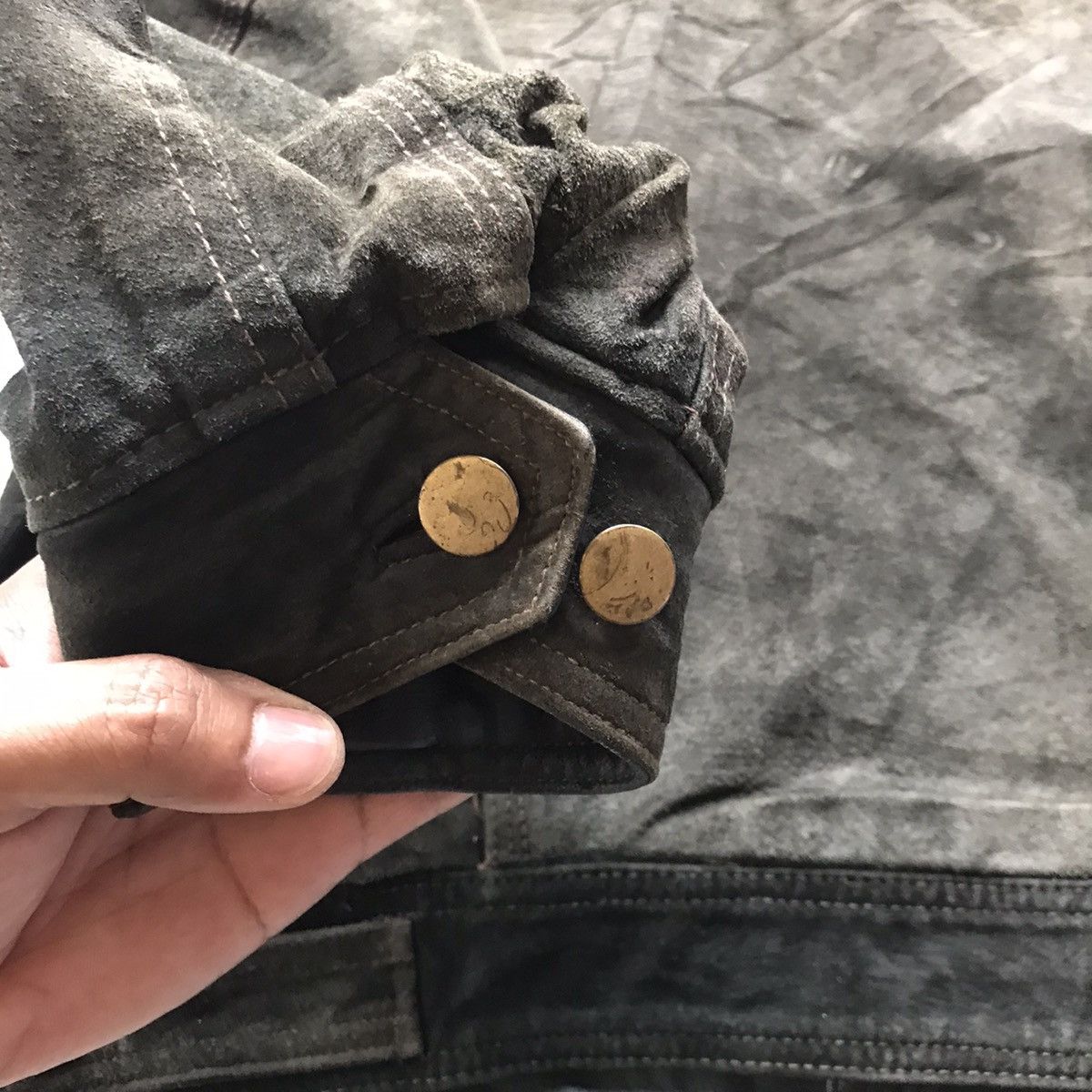 Vintage 🔥RARE🔥 VINTAGE MIKEBIRNIES TRUCKER LEATHER JACKET Size US L / EU 52-54 / 3 - 5 Thumbnail