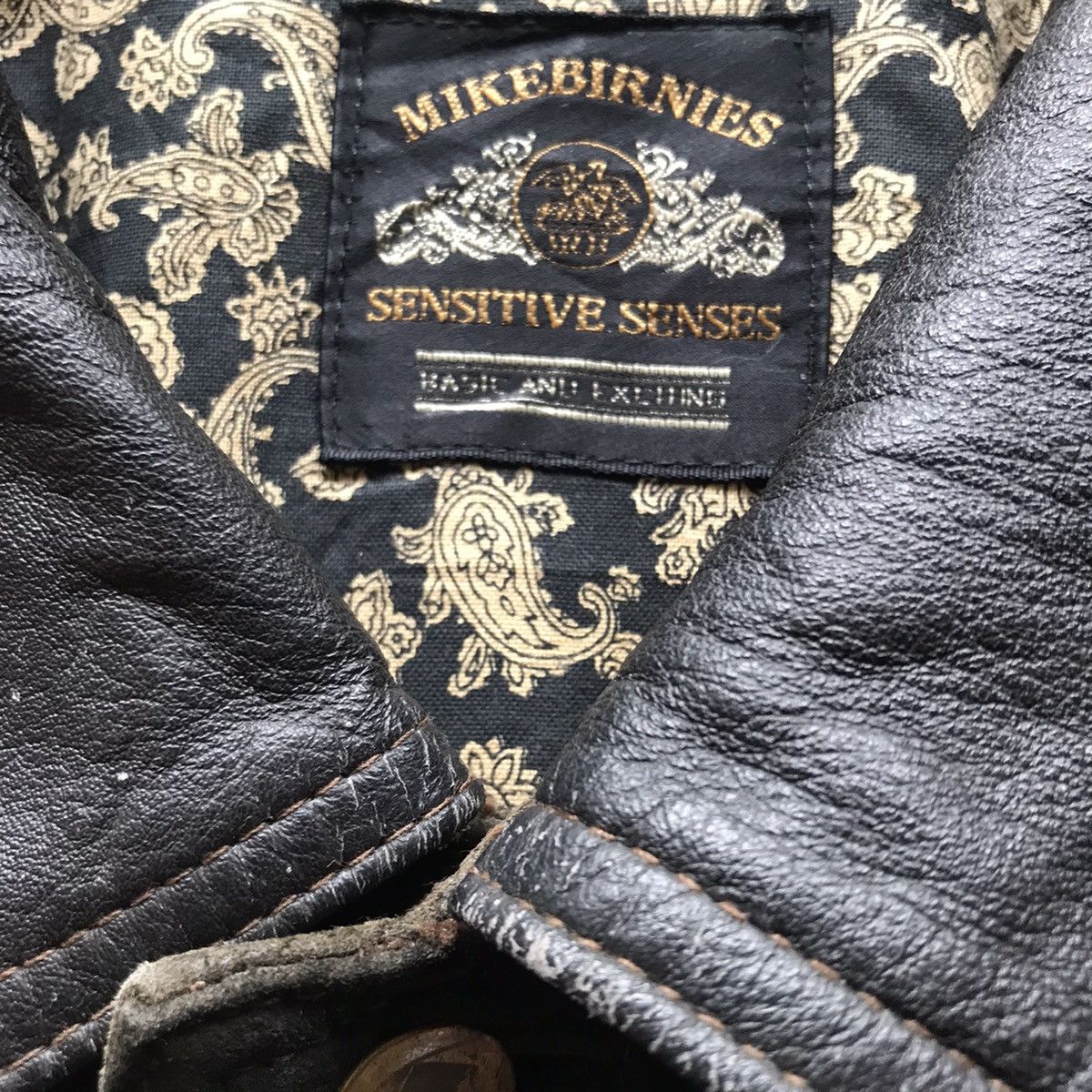 Vintage 🔥RARE🔥 VINTAGE MIKEBIRNIES TRUCKER LEATHER JACKET Size US L / EU 52-54 / 3 - 2 Thumbnail