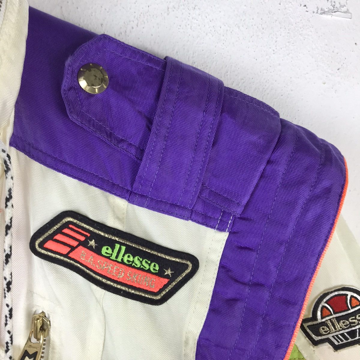 Ellesse VINTAGE SKI ELLESSE BOMBER JACKET Size US L / EU 52-54 / 3 - 8 Thumbnail