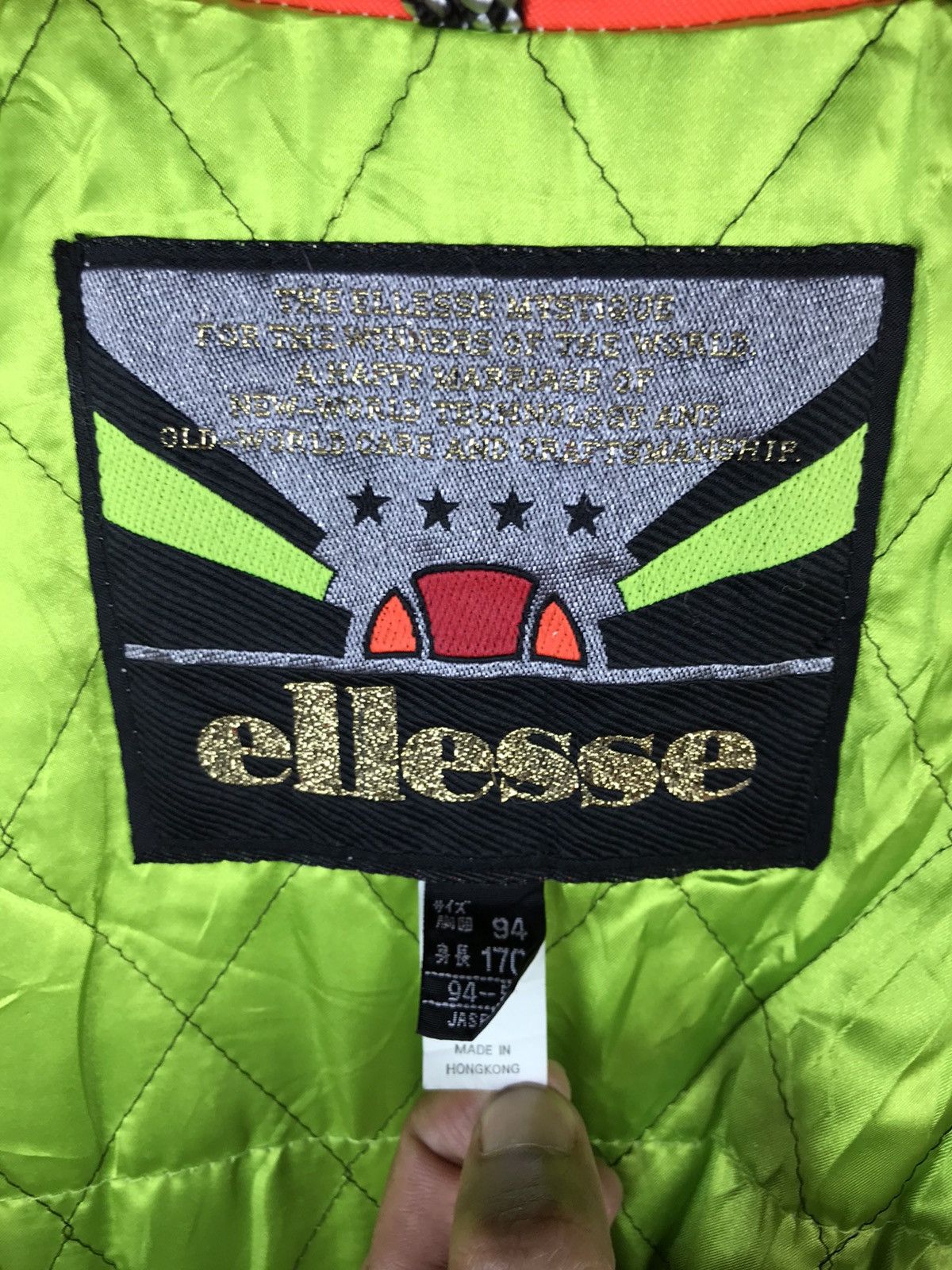 Ellesse VINTAGE SKI ELLESSE BOMBER JACKET Size US L / EU 52-54 / 3 - 2 Thumbnail