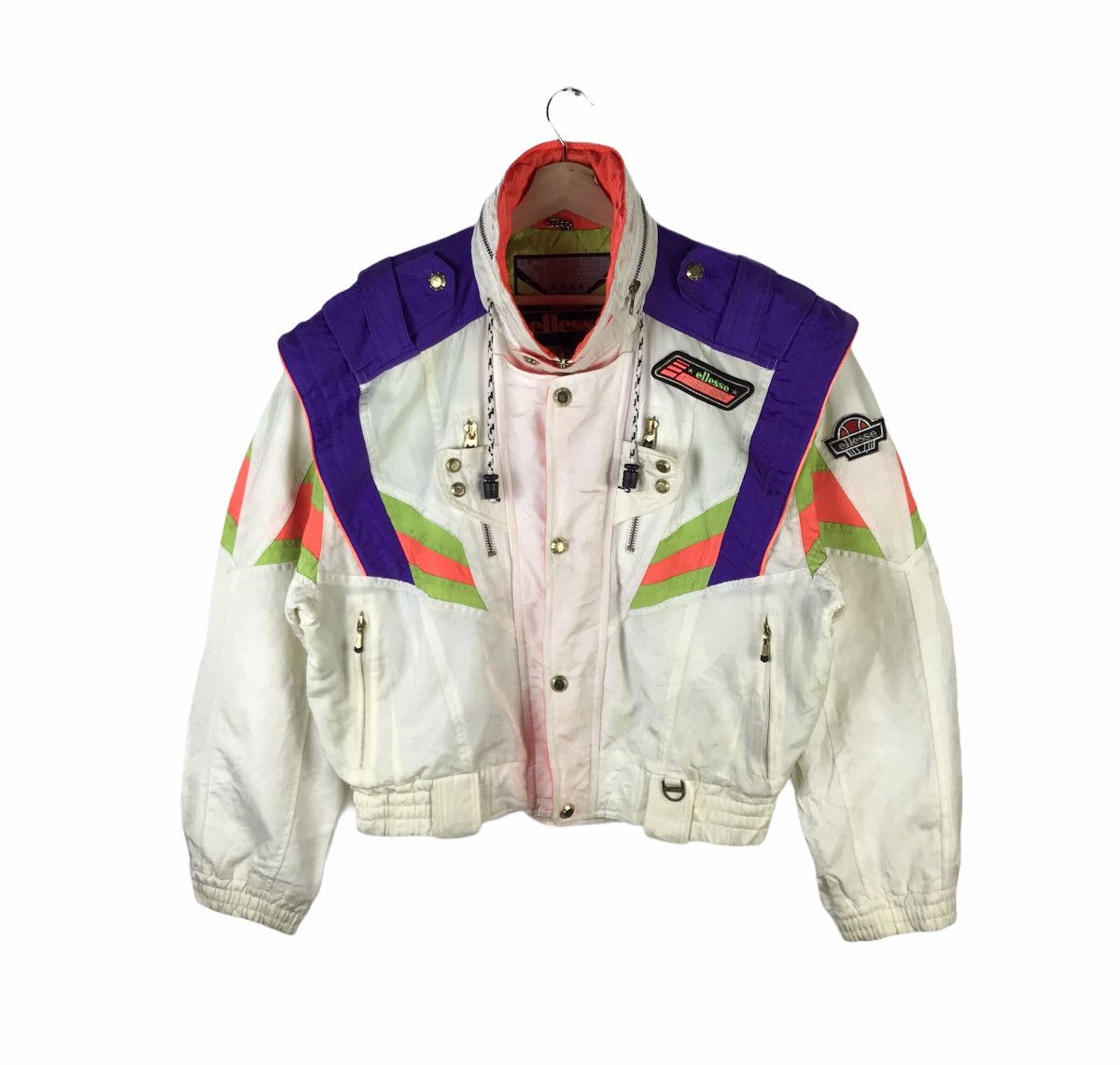 Ellesse VINTAGE SKI ELLESSE BOMBER JACKET Size US L / EU 52-54 / 3 - 1 Thumbnail