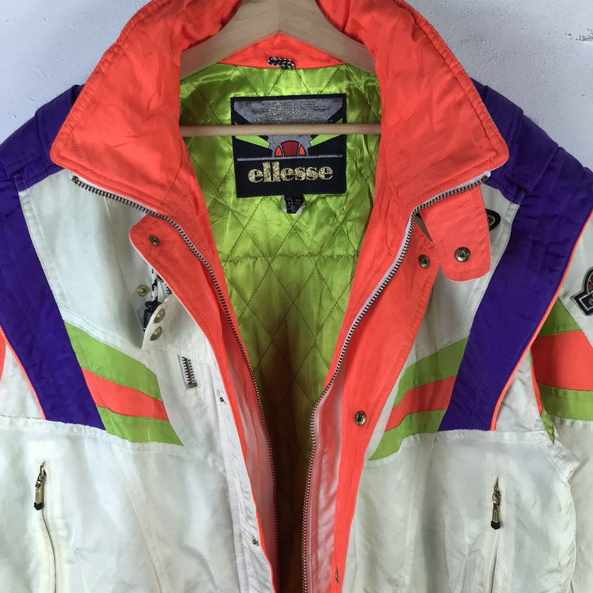 Ellesse VINTAGE SKI ELLESSE BOMBER JACKET Size US L / EU 52-54 / 3 - 10 Thumbnail