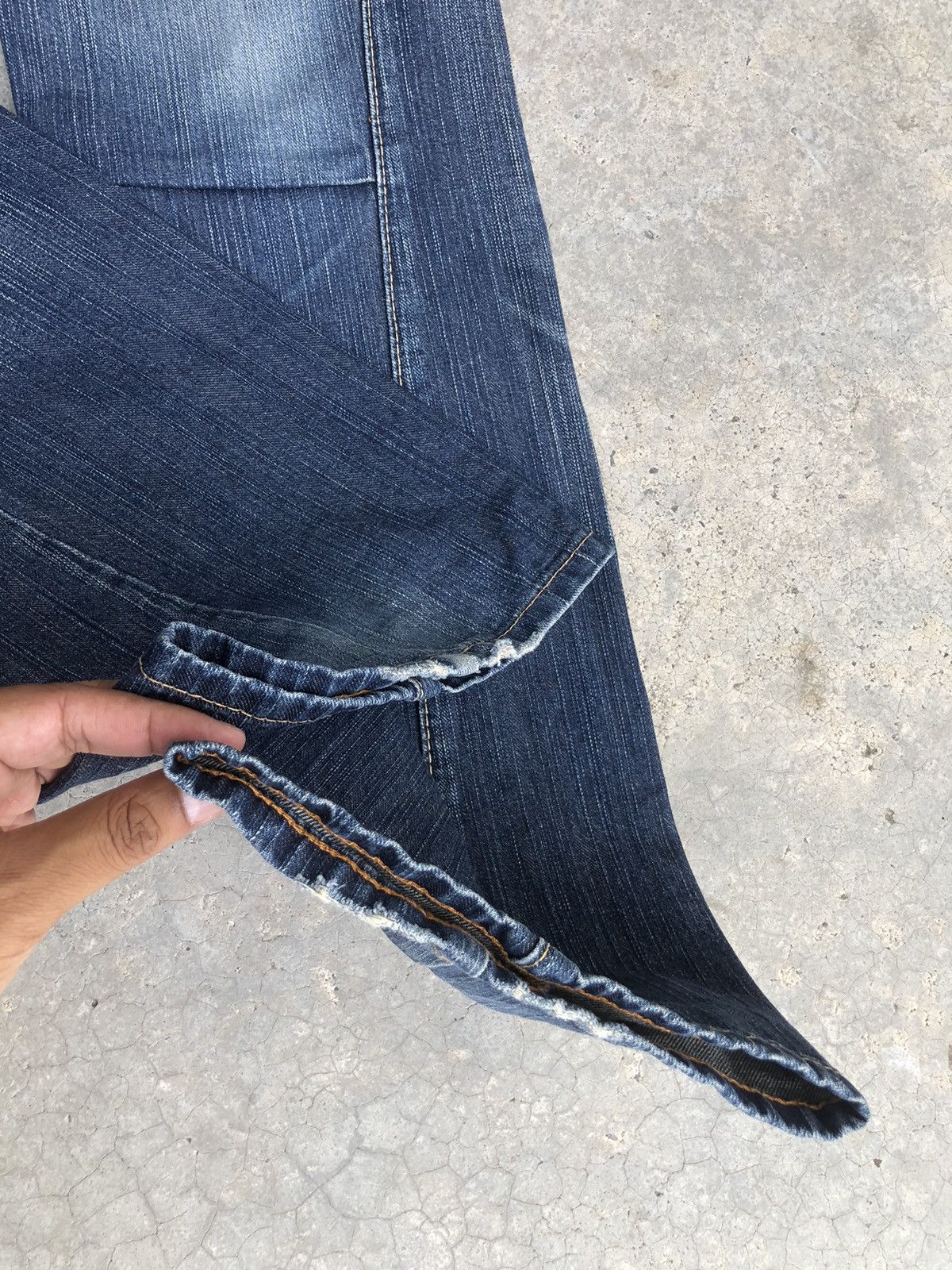 If Six Was Nine Japanese Edwin 503 Flared Jeans Cargo Pants Multipocket Size US 30 / EU 46 - 13 Thumbnail