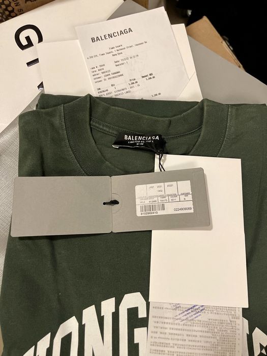 balenciaga cities tee