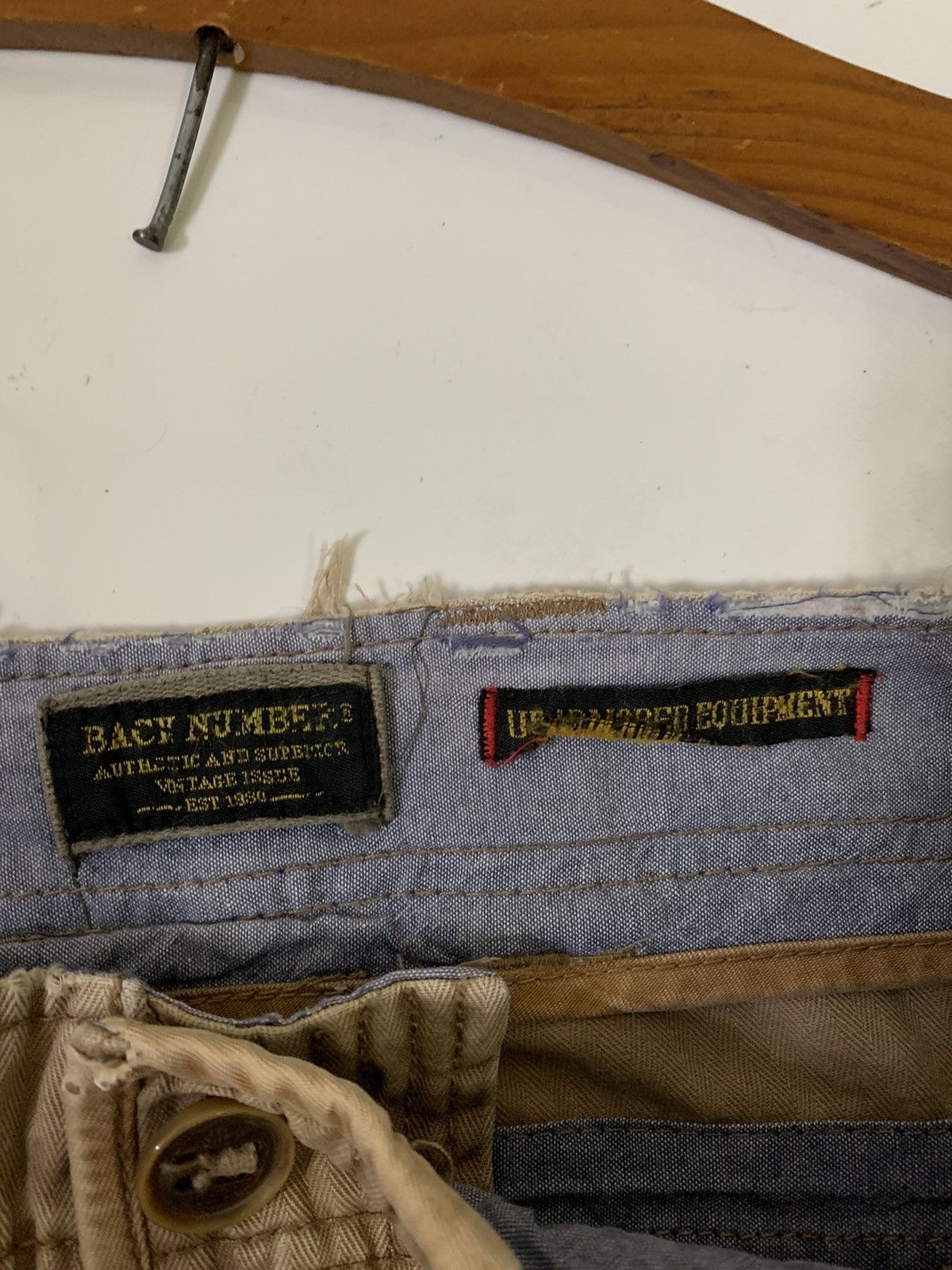 Japanese Brand Back Number Up Armored Cargo Pants Multipocket Pants Size US 33 - 7 Thumbnail