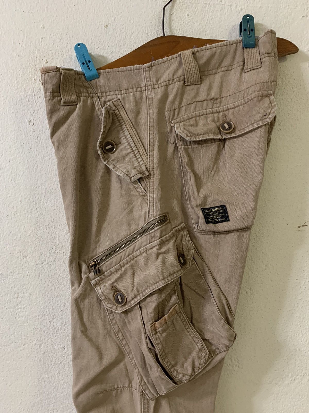Japanese Brand Back Number Up Armored Cargo Pants Multipocket Pants Size US 33 - 11 Thumbnail