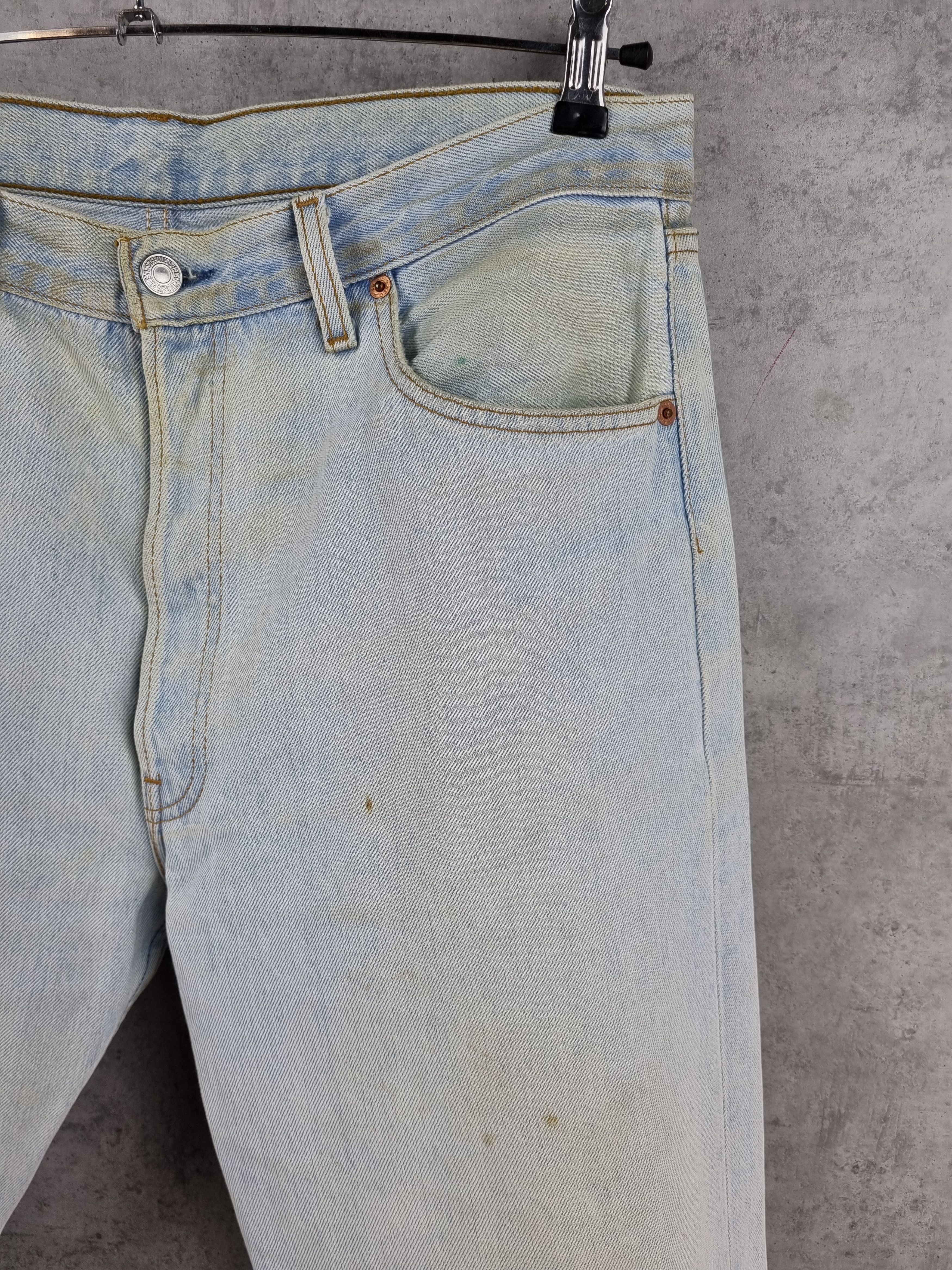 Levi's × Levi's Vintage Clothing 90s Dirty Unique Levis 501 Aesthetic Vintage Jeans Size US 32 / EU 48 - 16 Thumbnail