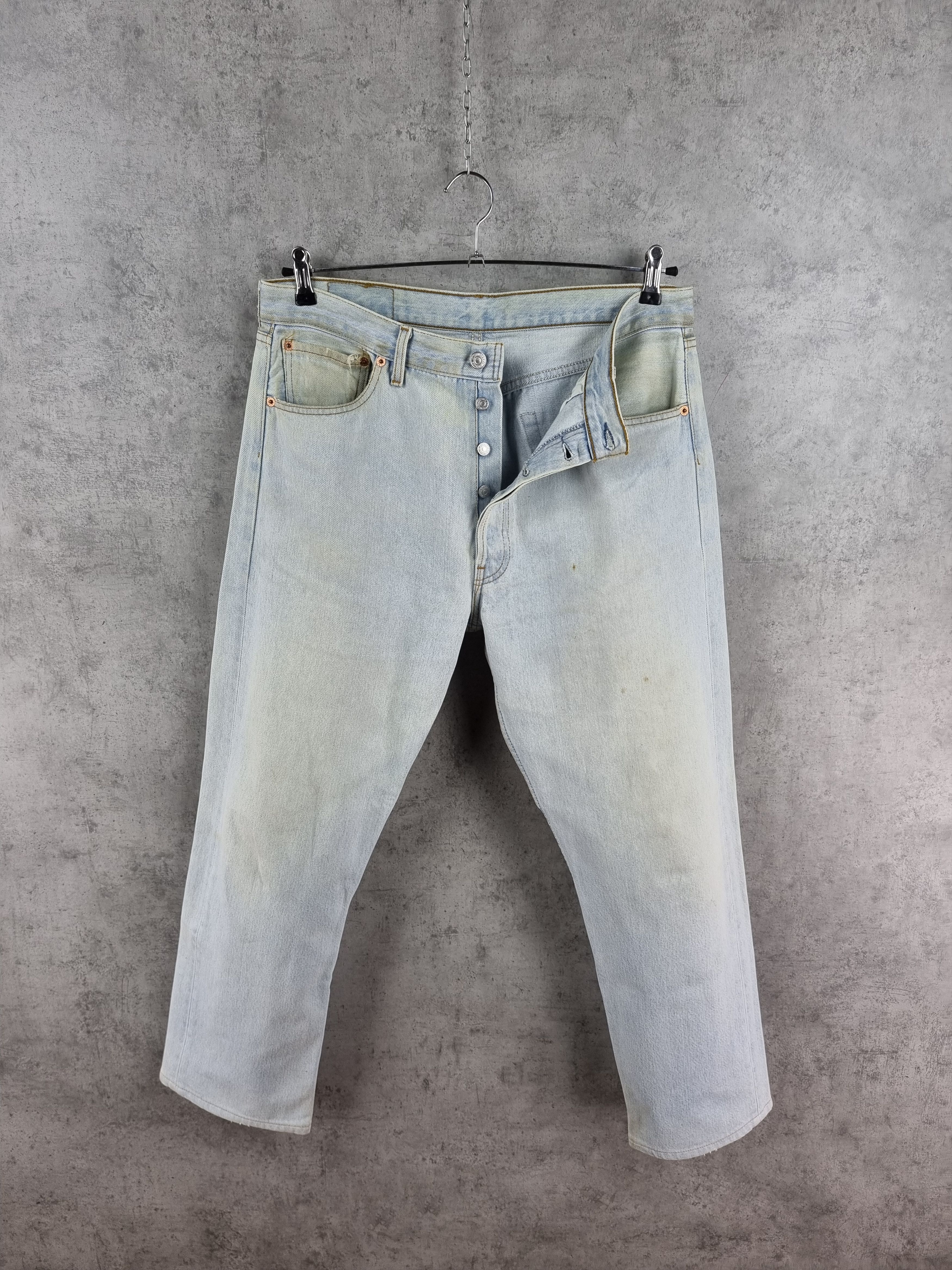 Levi's × Levi's Vintage Clothing 90s Dirty Unique Levis 501 Aesthetic Vintage Jeans Size US 32 / EU 48 - 18 Thumbnail