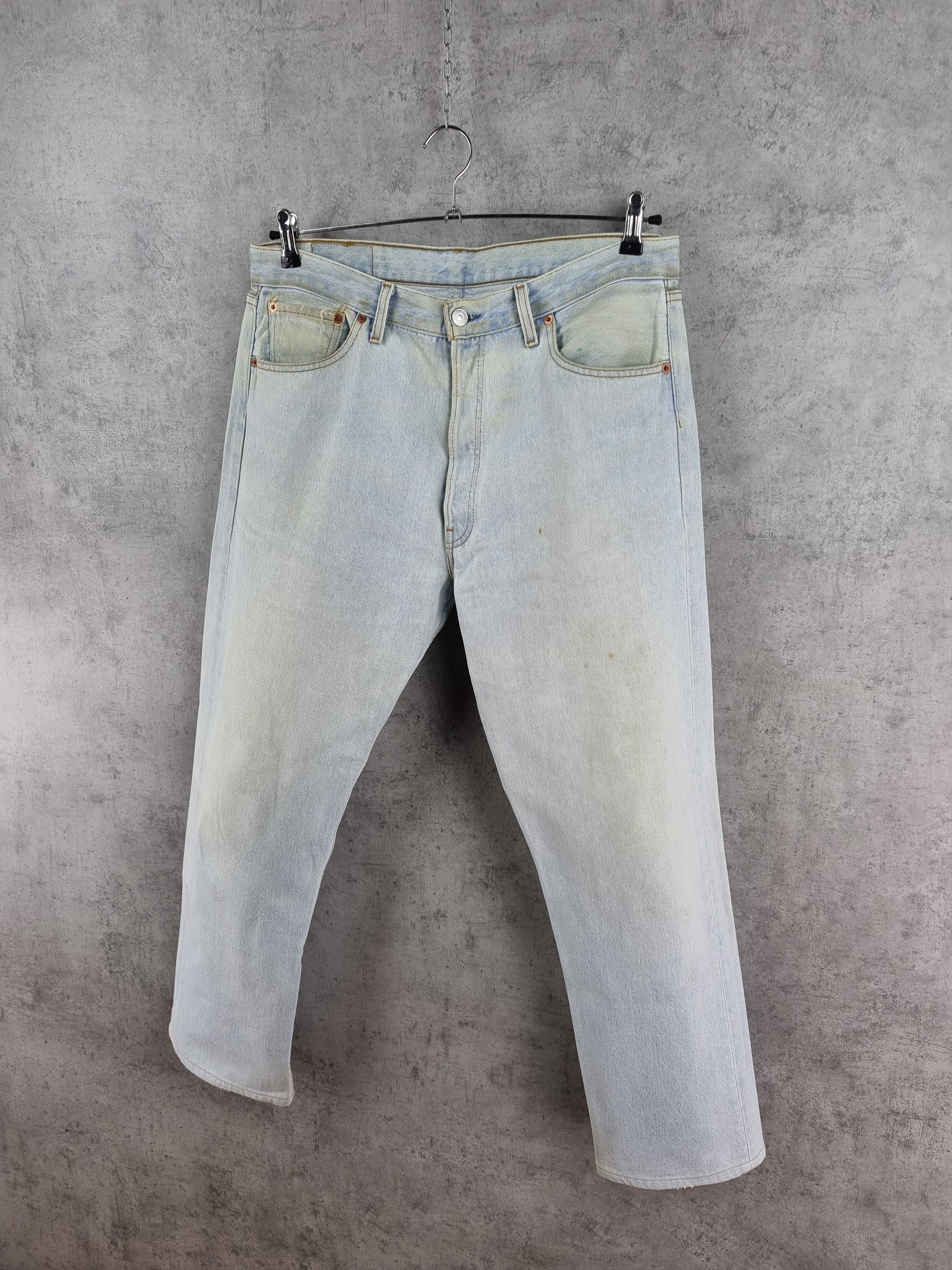 Levi's × Levi's Vintage Clothing 90s Dirty Unique Levis 501 Aesthetic Vintage Jeans Size US 32 / EU 48 - 17 Thumbnail