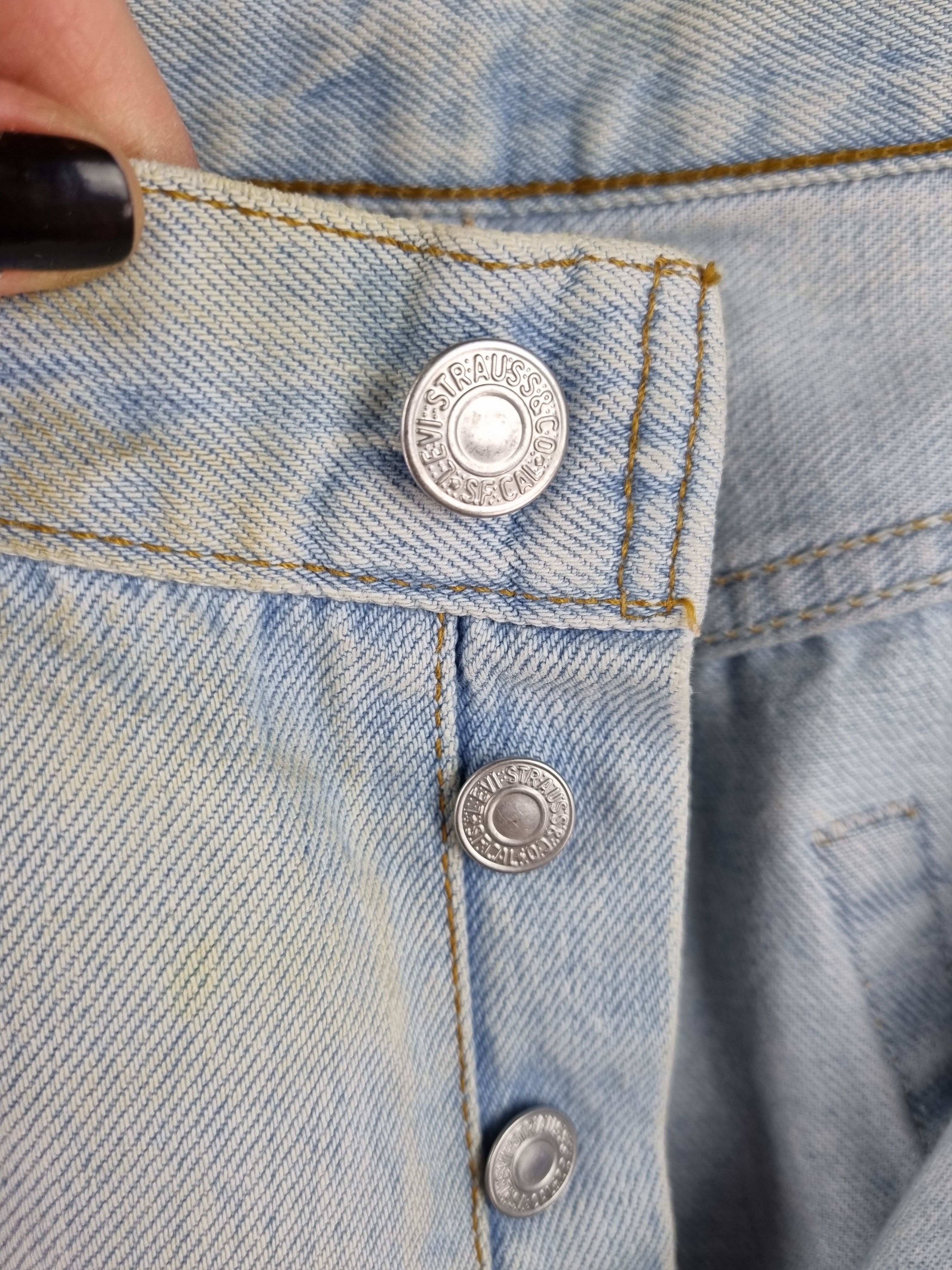Levi's × Levi's Vintage Clothing 90s Dirty Unique Levis 501 Aesthetic Vintage Jeans Size US 32 / EU 48 - 11 Thumbnail